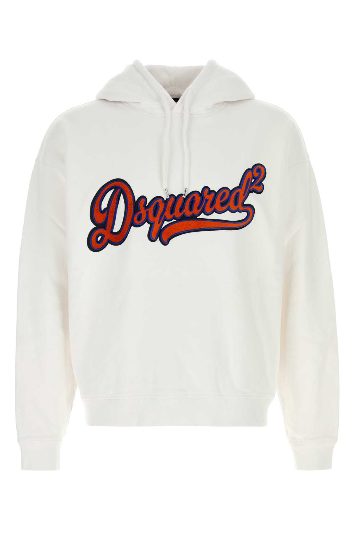 White cotton sweatshirt S74GU0898S25516100 (Dsquared2 / スウェット・フーディー ) | Dsquared2 (ディースクエアード)