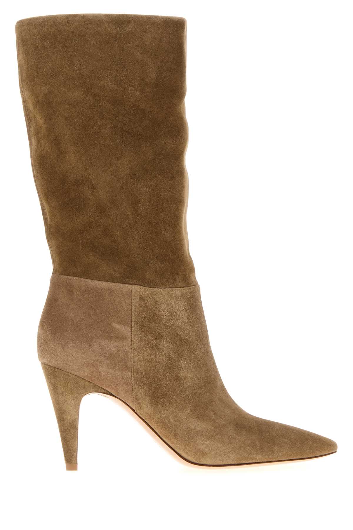 Cappuccino suede Elise boots G7297585RICCASCAML (Gianvito Rossi / ブーツ ) | Gianvito Rossi (ジャンヴィト ロッシ)