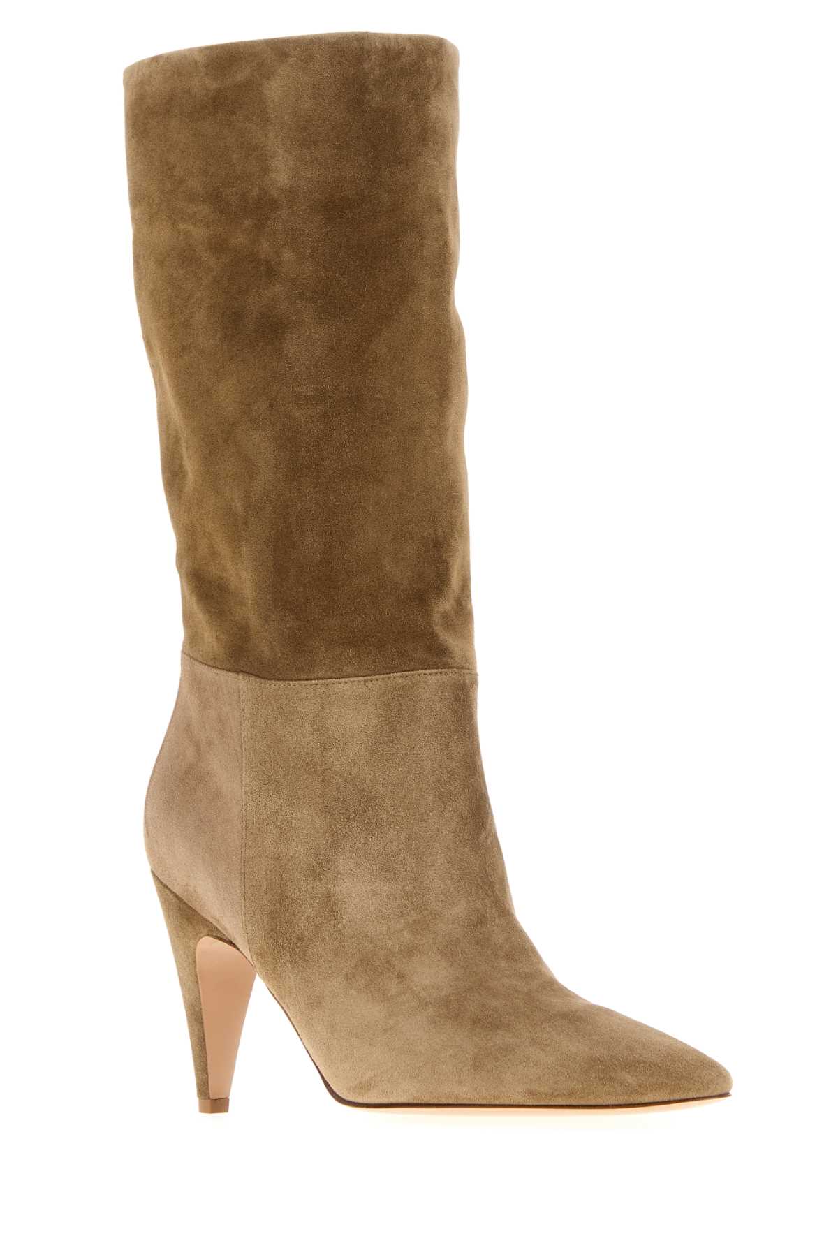 Cappuccino suede Elise boots G7297585RICCASCAML (Gianvito Rossi / ブーツ ) | Gianvito Rossi (ジャンヴィト ロッシ)(1)