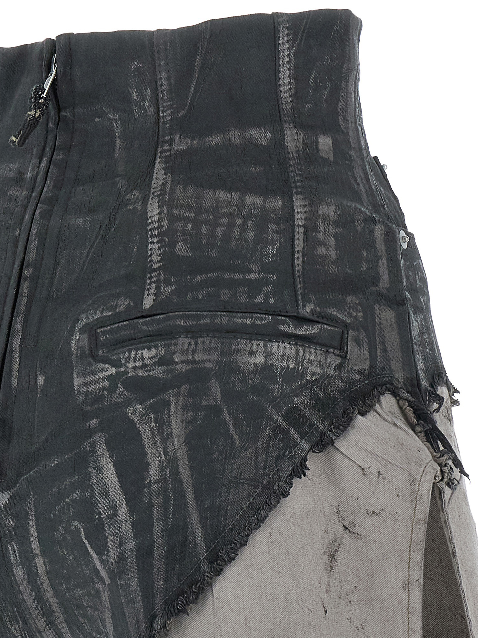 'Dirt Cutoffs' shorts DS02E7313SBZMC94 (Rick Owens DRKSHDW / ショートパンツ ) | Rick Owens DRKSHDW (リック オウエンス ダークシャドウ)(3)