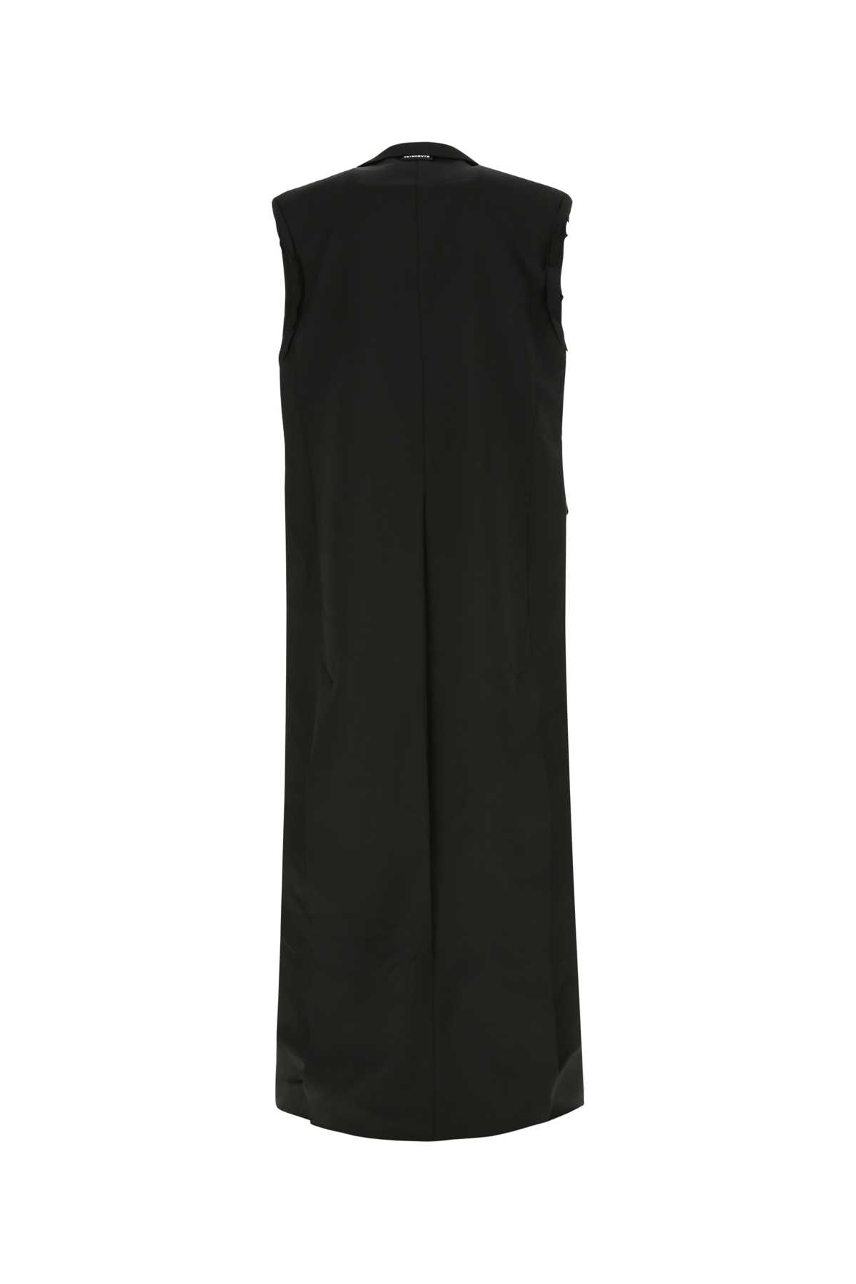 Black stretch wool coat UE52CO400BBLACK (VETEMENTS / コート ) | VETEMENTS (ヴェトモン)(1)