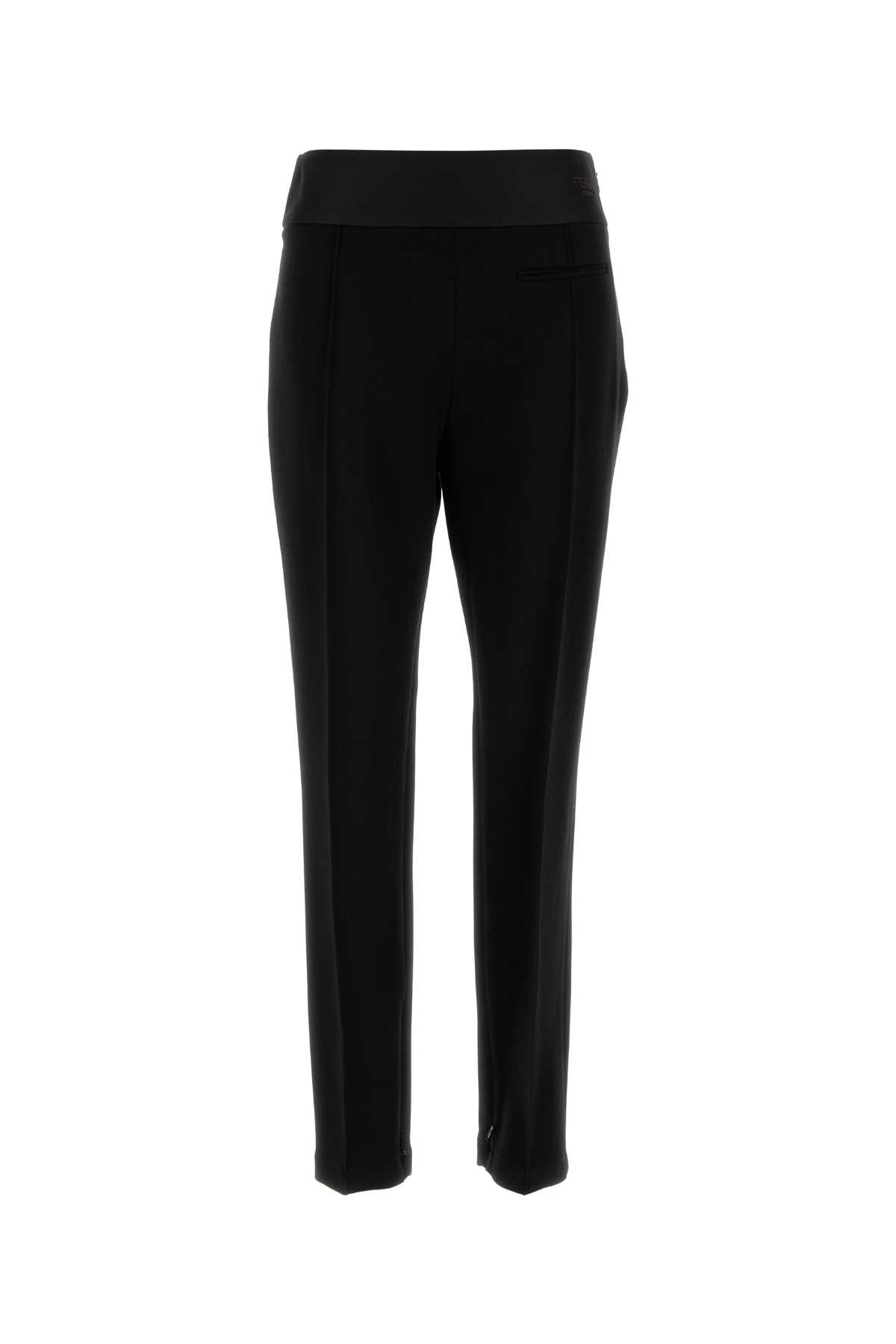 Black stretch cady pant FR6609ATNEF0GME (FENDI / パンツ ) | FENDI (フェンディ)