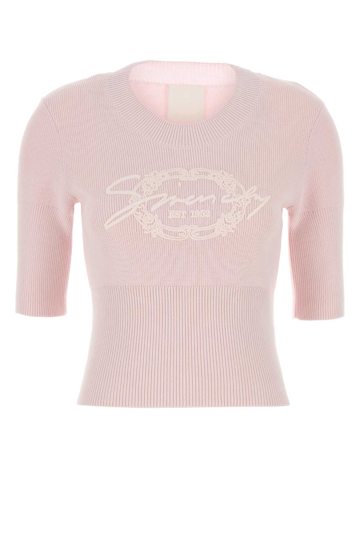 Pastel pink cotton blend sweater BW90TS4ZPM661 (GIVENCHY / ニット・セーター・カーディガン ) | GIVENCHY (ジバンシィ)