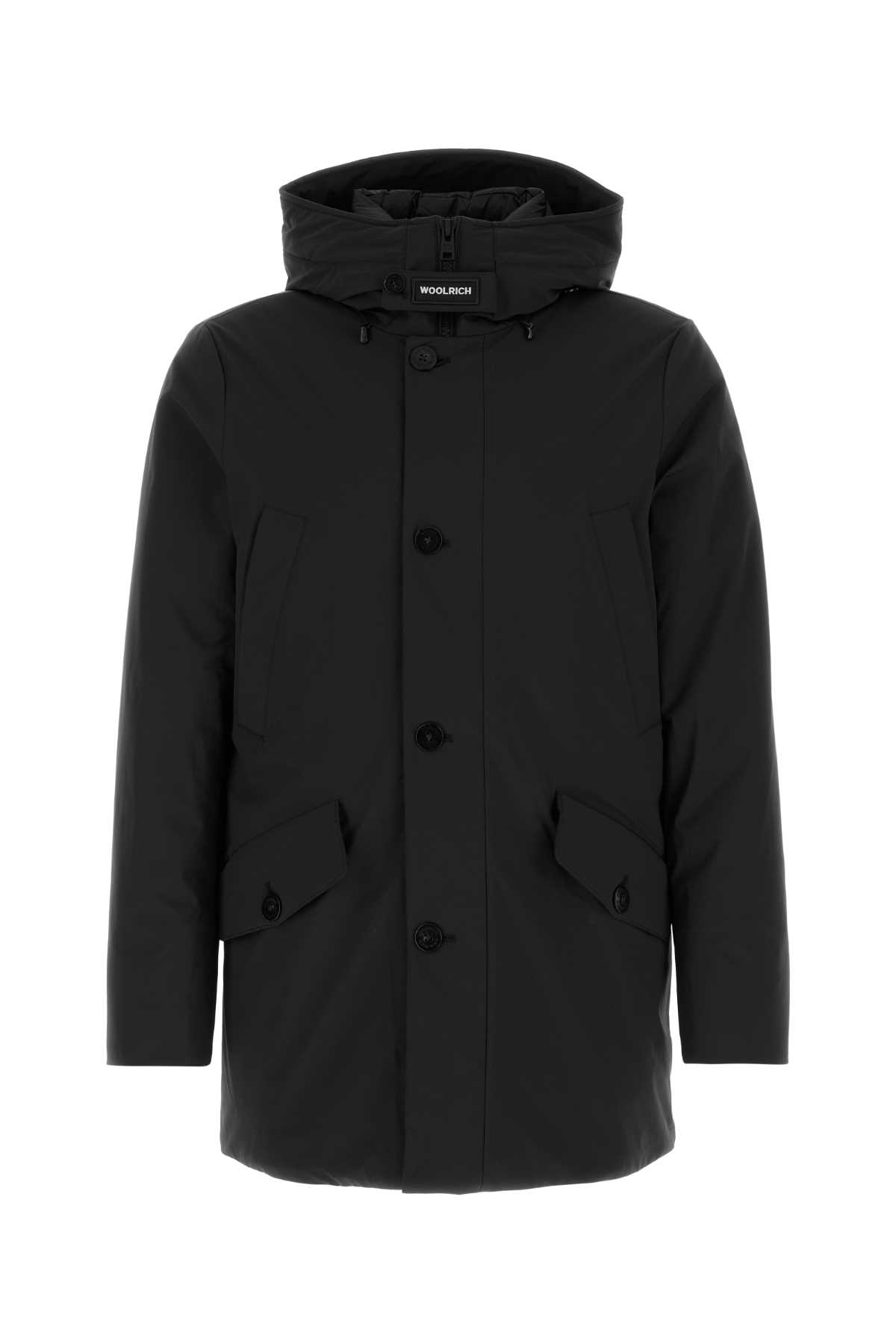 Black stretch nylon down jacket CFWOOU2022MRUT3339BLACK (WOOLRICH / ダウンジャケット・コート ) | WOOLRICH (ウールリッチ)