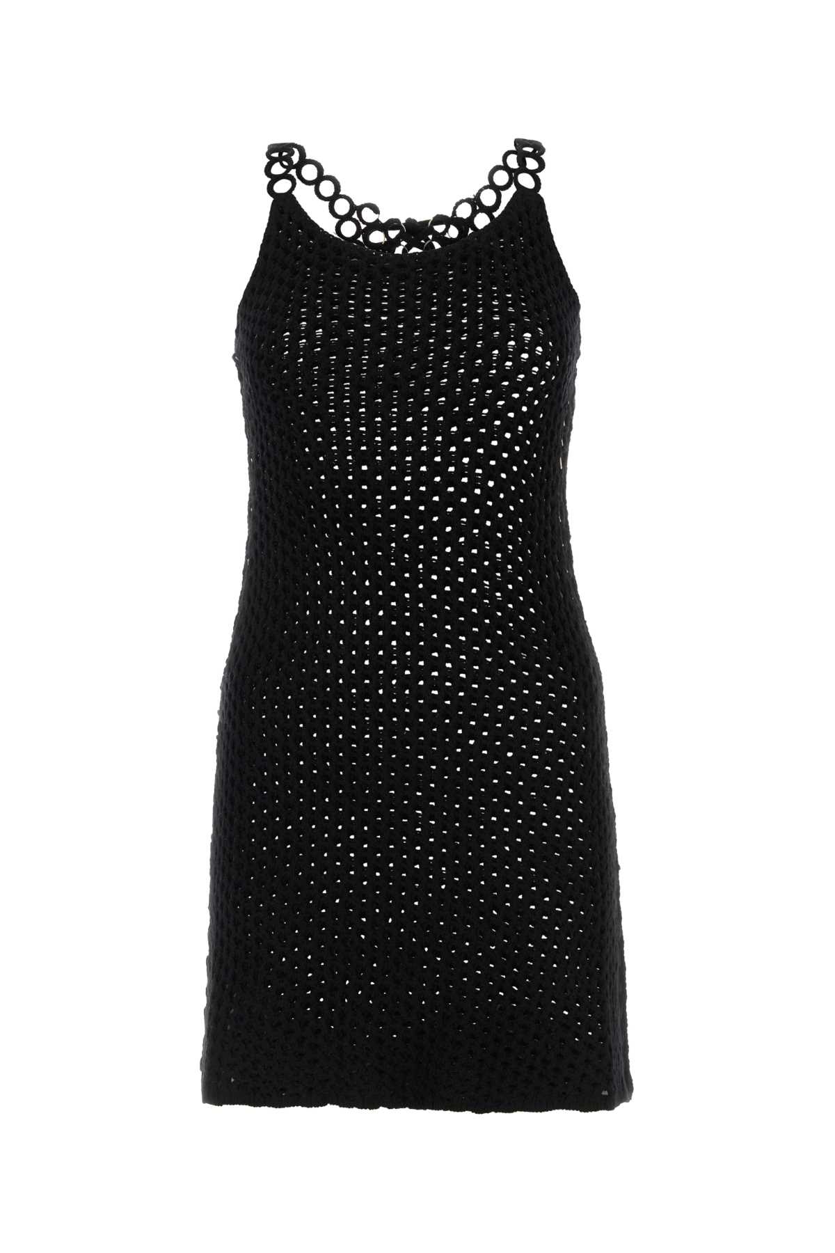 Black crochet mini dress CHC23UMR24580001 (Chloé / ワンピース・ドレス・オールインワン ) | Chloé (クロエ)