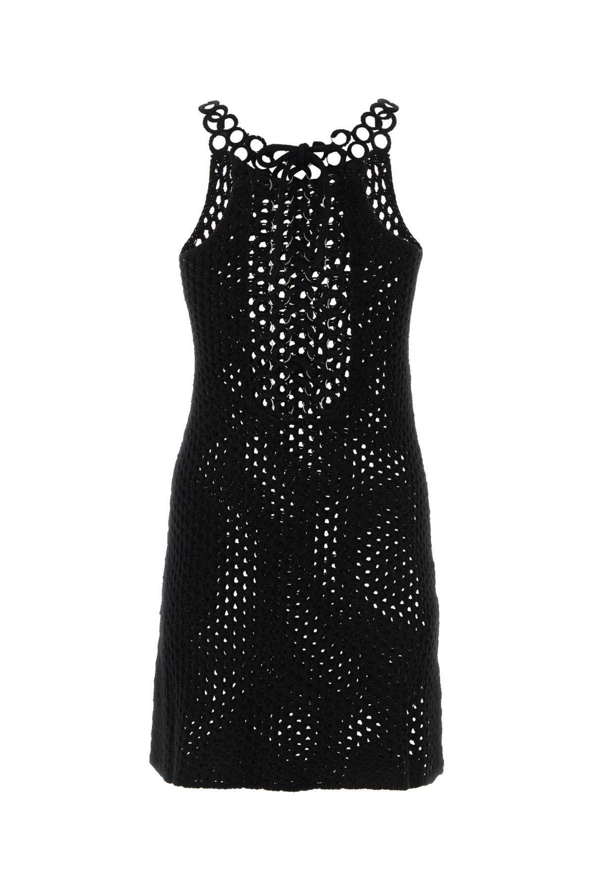 Black crochet mini dress CHC23UMR24580001 (Chloé / ワンピース・ドレス・オールインワン ) | Chloé (クロエ)(1)