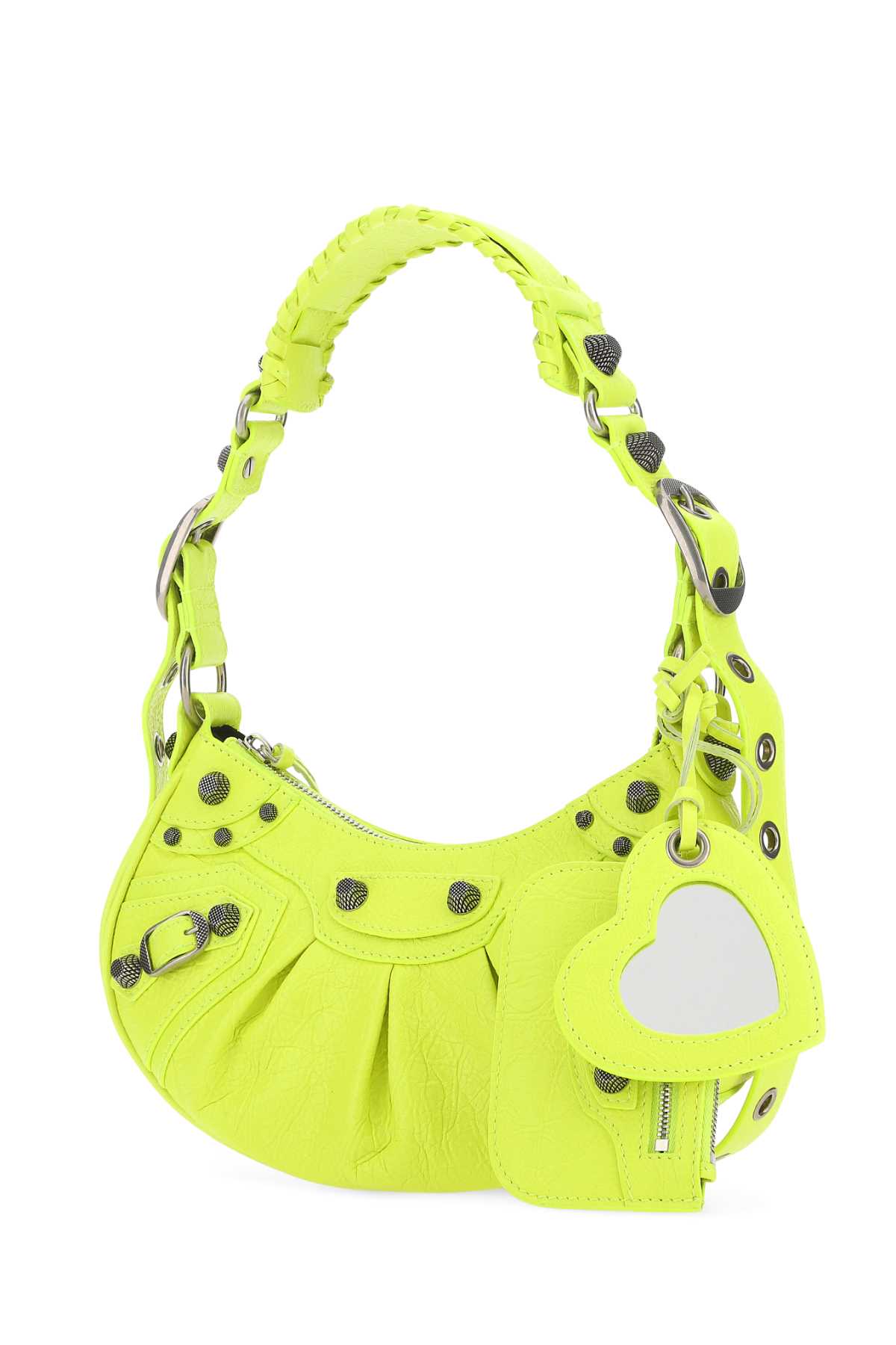 Fluo yellow nappa leather Le Cagole XS shoulder bag 6713091VGUY7206 (Balenciaga / ハンドバッグ・ショルダーバッグ ) | Balenciaga (バレンシアガ)(1)