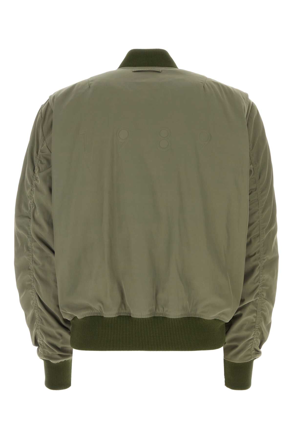 Army green polyester bomber jacket SS2460GREYMINT (1989 / カジュアルジャケット ) | 1989 (ナインティーンエイティーナイン)(1)