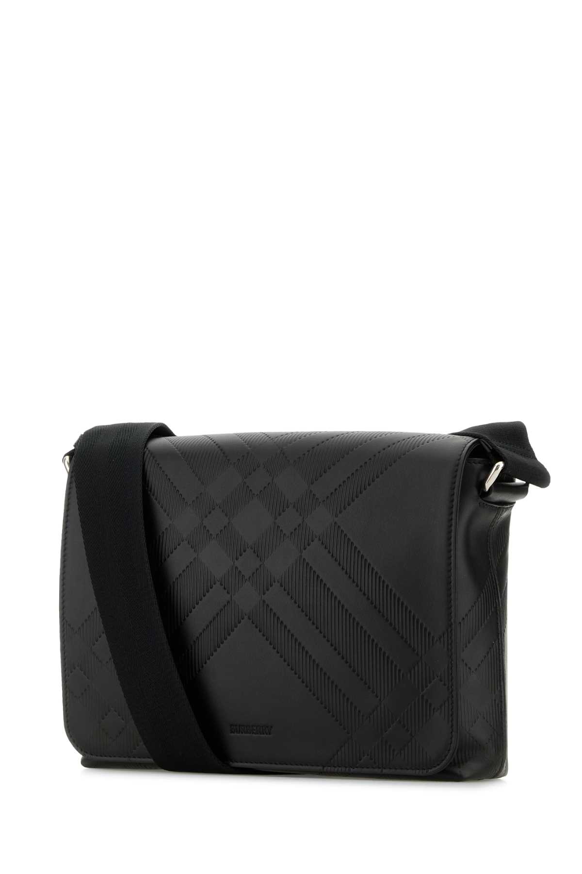 Black leather crossbody bag 8101922A1189 (Burberry / ハンドバッグ・ショルダーバッグ ) | Burberry (バーバリー)(1)