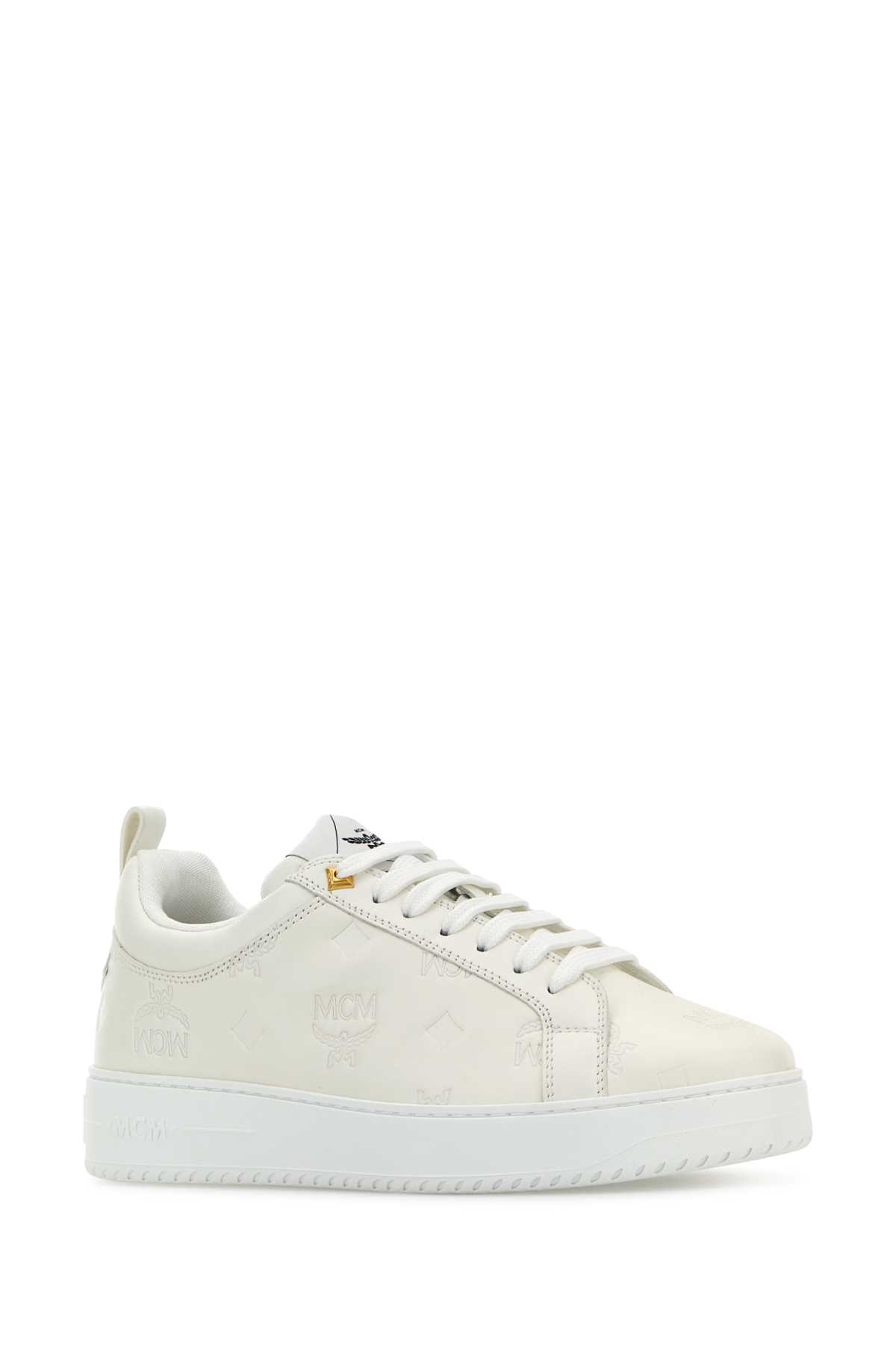 White leather New Terrain sneakers MEXEAAJ01WG (MCM / スニーカー ) | MCM (エムシーエム)(1)