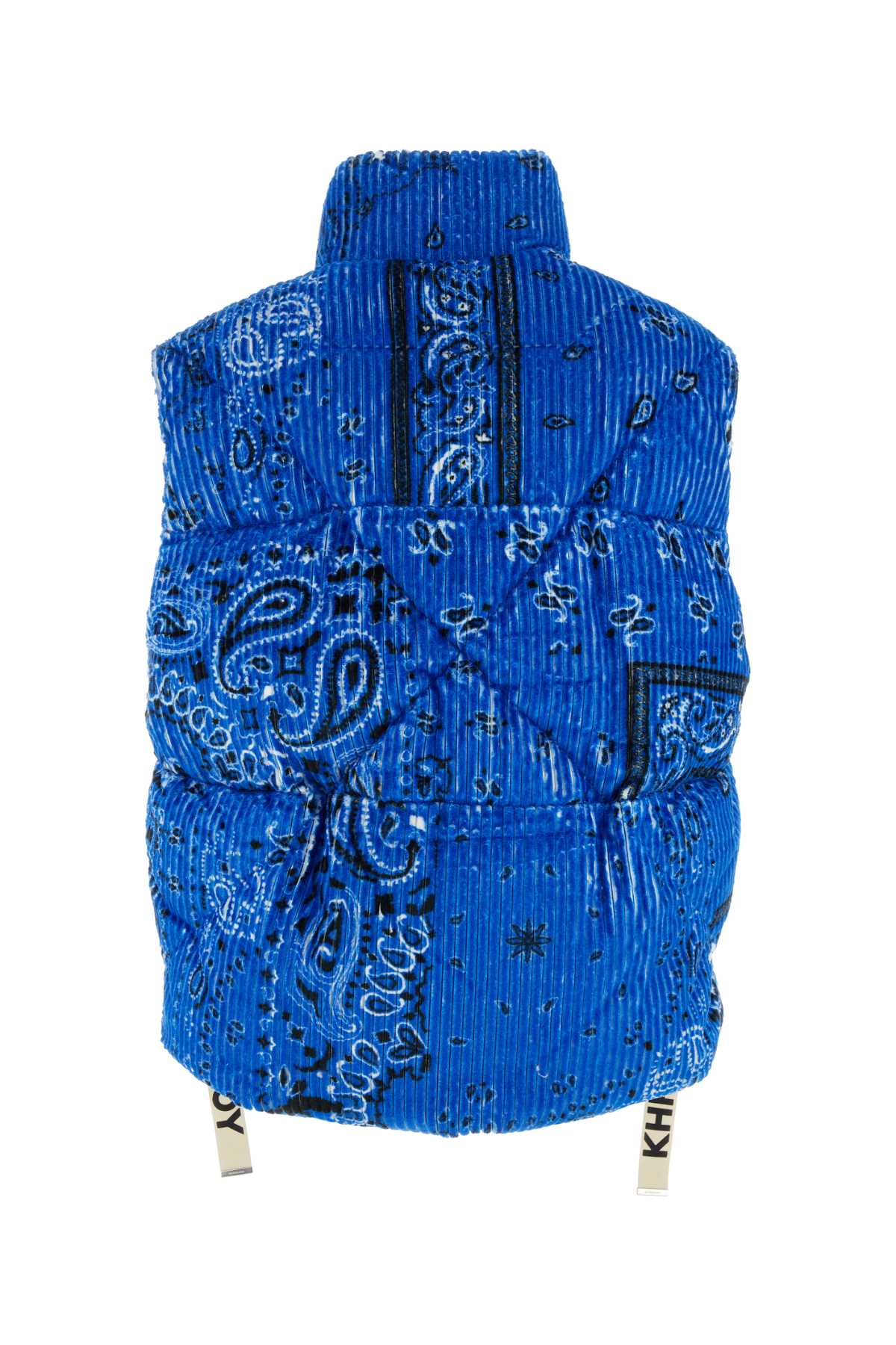 Printed corduroy oversize sleeveless down jacket CFPM049NCOBDSK111 (KHRISJOY / ベスト ) | KHRISJOY (クリスジョイ)(1)