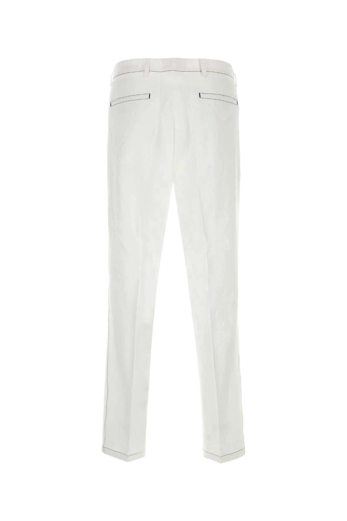 White linen pant UPA669SOOO11T7F0009 (Prada / パンツ ) | Prada (プラダ)(1)