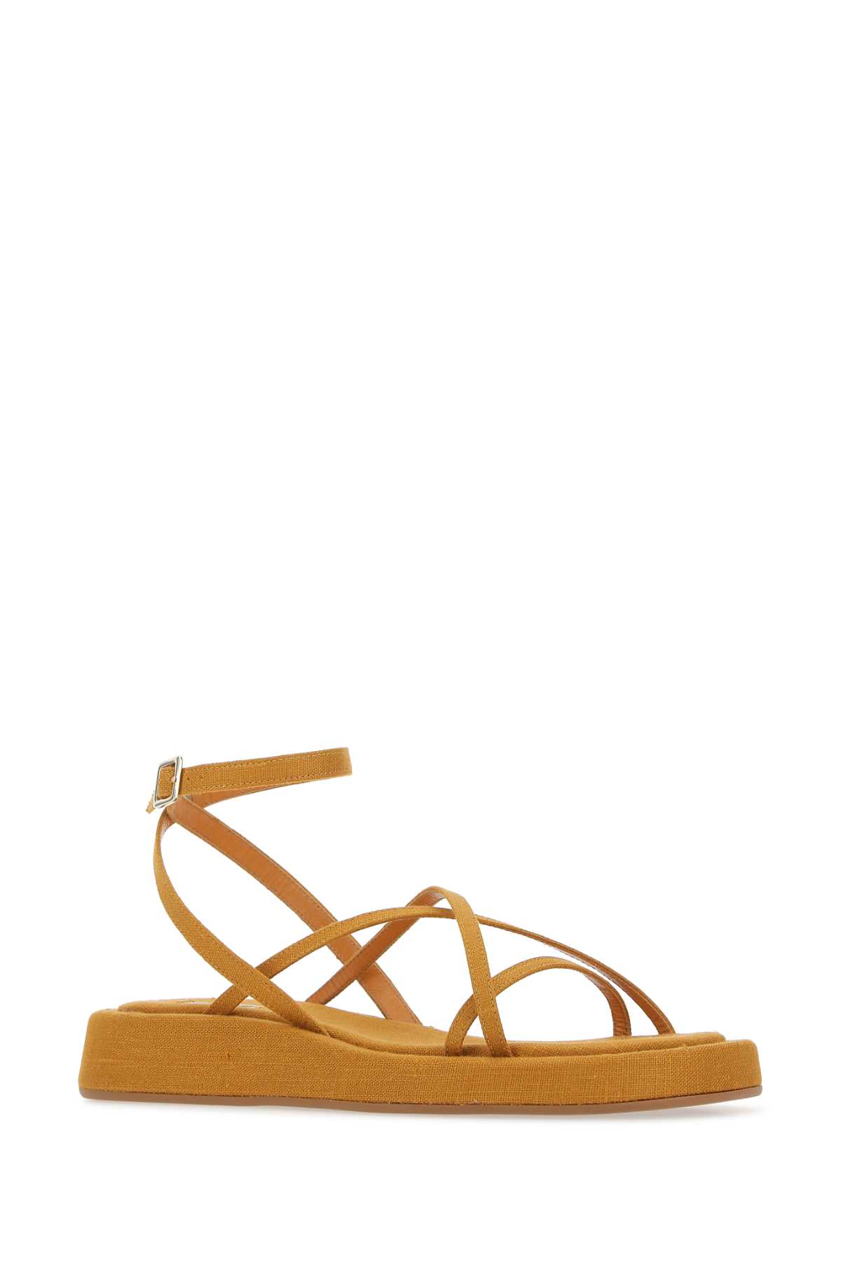 Mustard fabric Rosie 16 sandals ROSIE164700 (GIA BORGHINI / サンダル ) | GIA BORGHINI (ジアボルギーニ)(1)