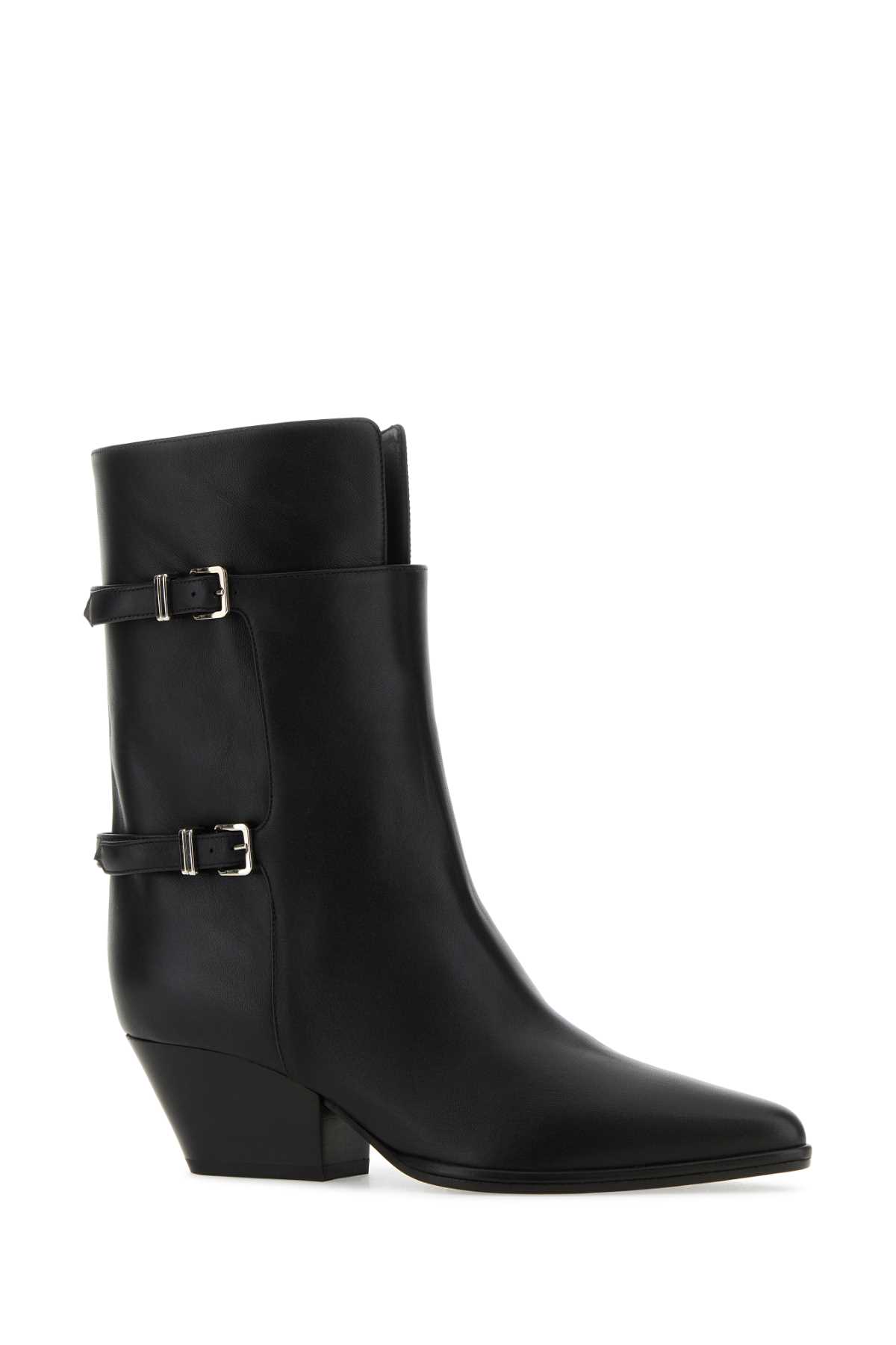 Black leather Thalestris ankle boots B04800MNAN071000 (sergio rossi / ブーツ ) | sergio rossi (セルジオ・ロッシ)(1)