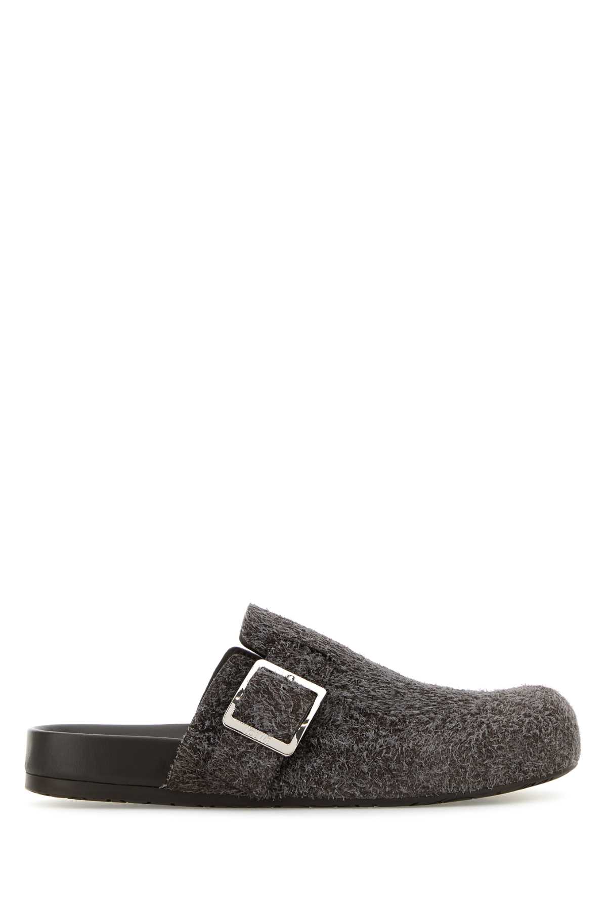 Mud suede Ease Buckle slippers M816V29X12DARKBROWN (LOEWE / サンダル ) | LOEWE (ロエベ)