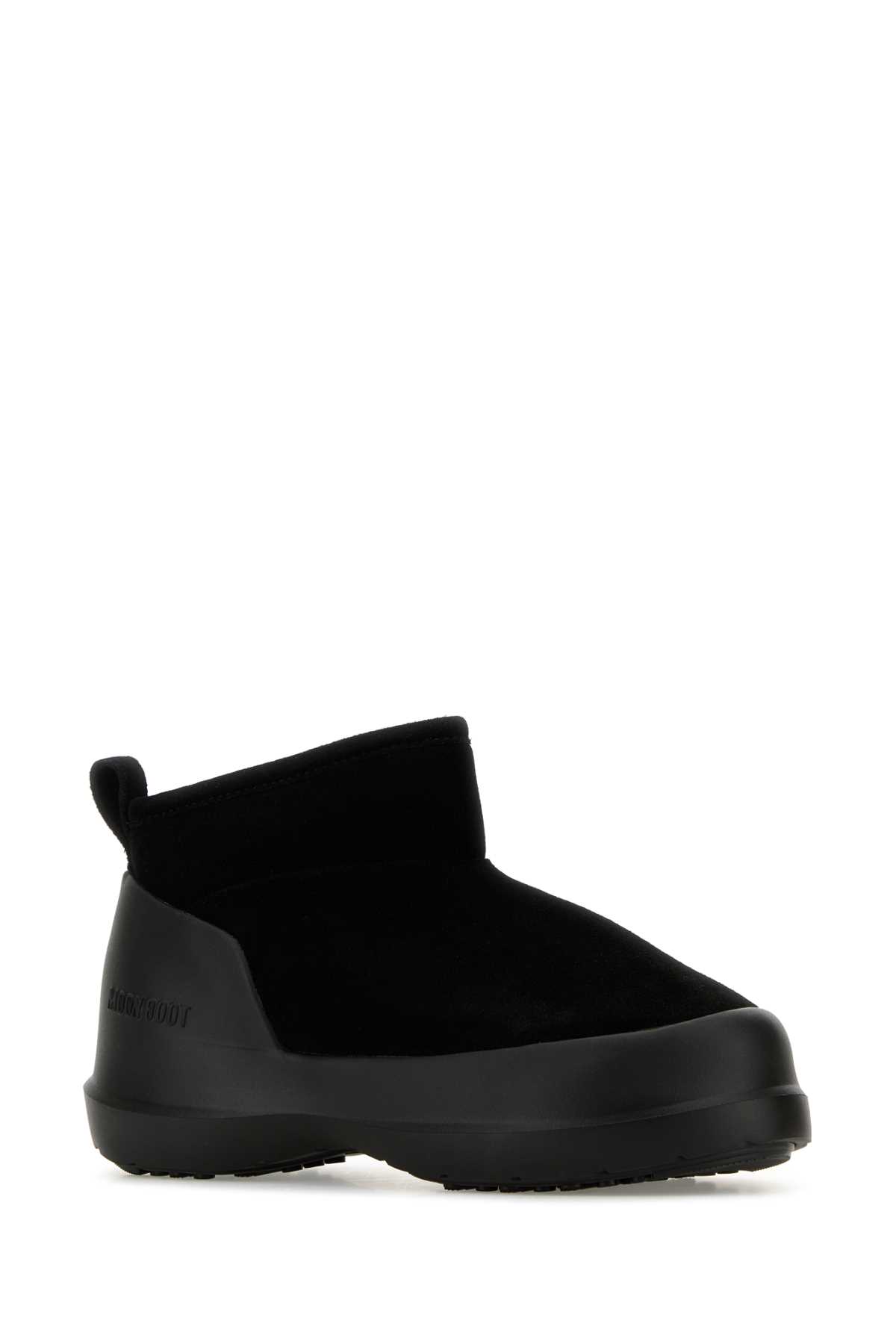 Black suede Luna Low ankle boots 2480040N001 (MOON BOOT / ブーツ ) | MOON BOOT (ムーンブーツ)(1)