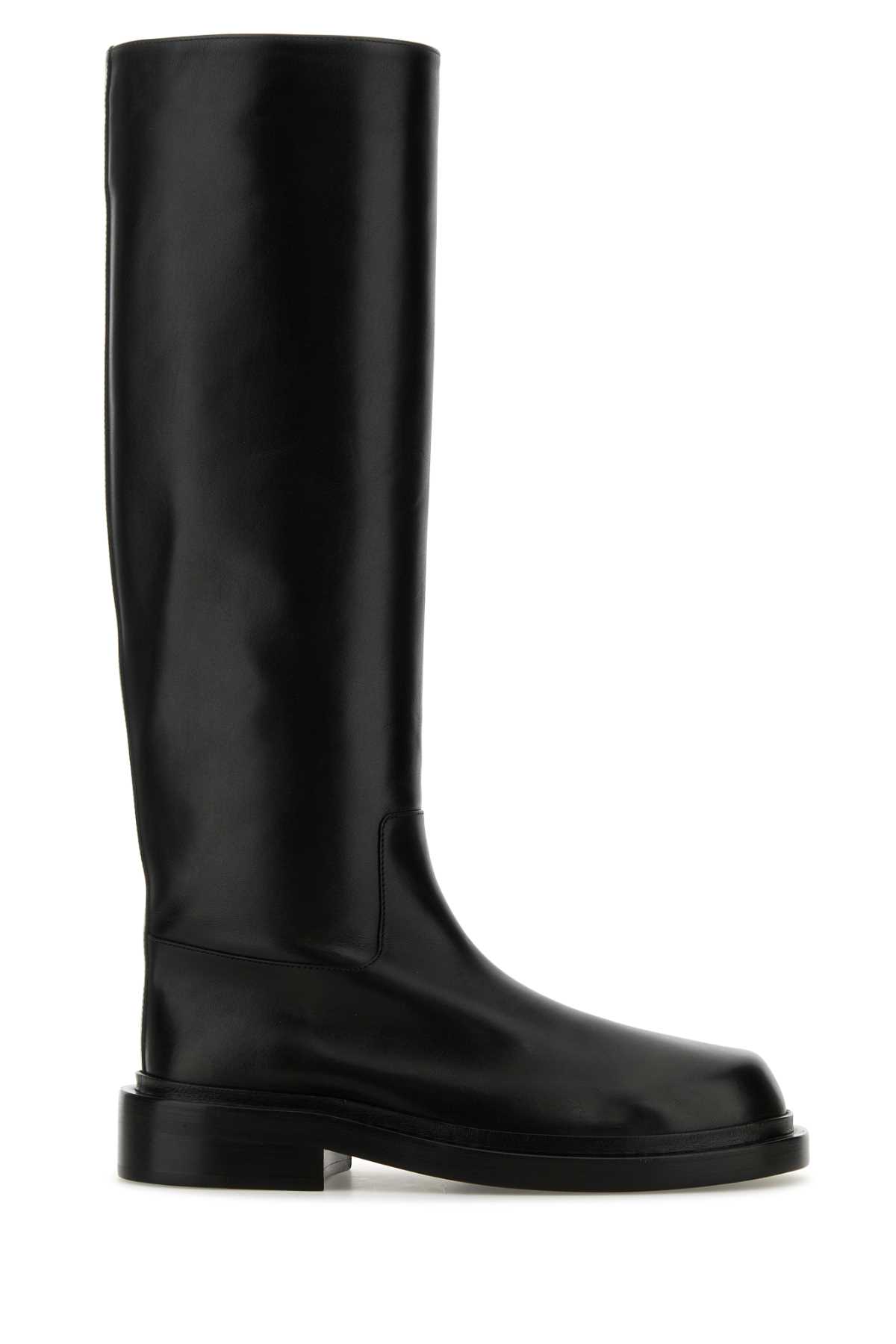 Black leather boots J16WW0029P4942001 (Jil Sander / ブーツ ) | Jil Sander (ジルサンダー)