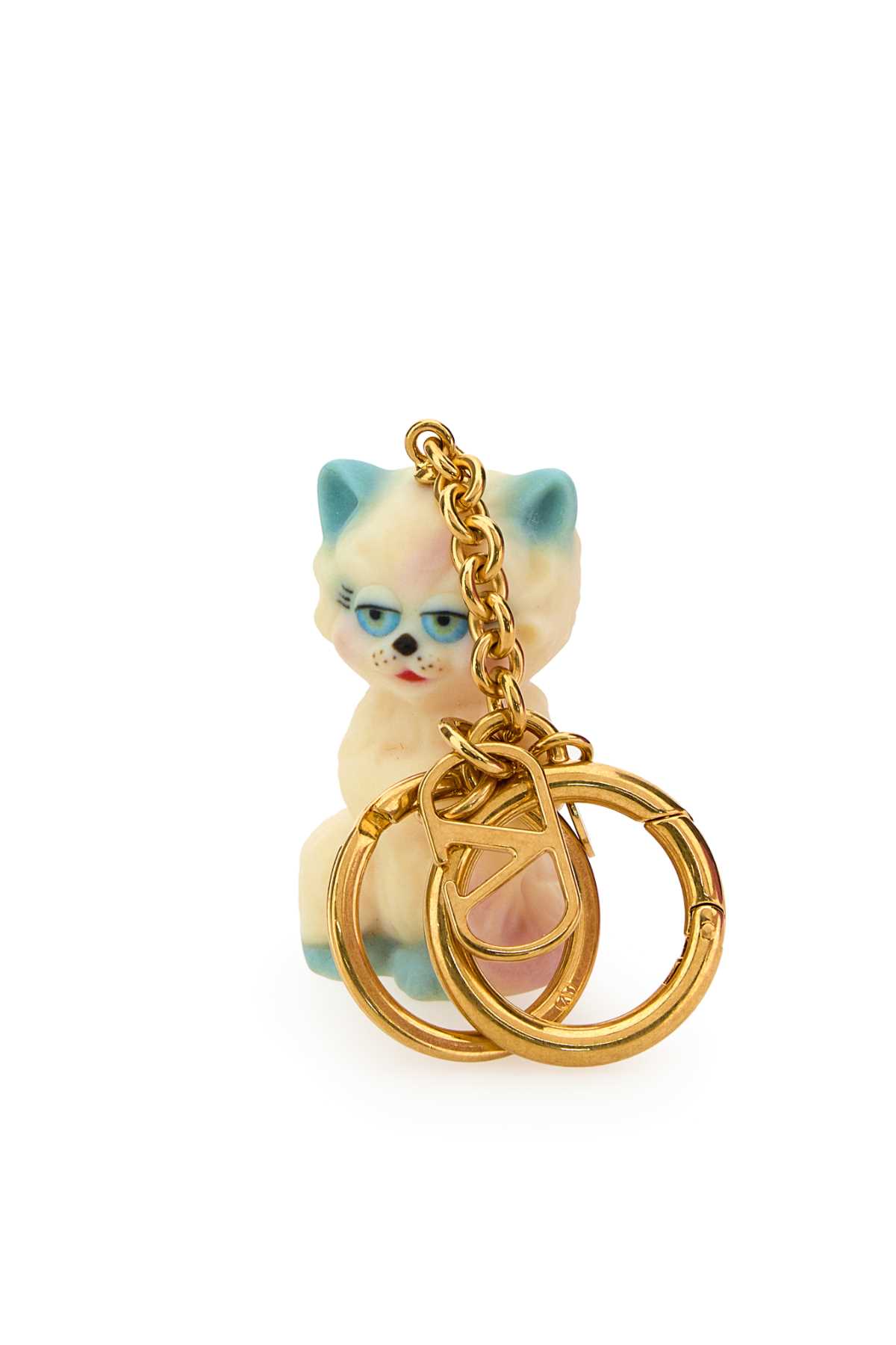Multicolor metal and nylon Le Chat De La Maison keyring 7W2P0AR1VQY190 (Valentino Garavani / キーリング・キーケース ) | Valentino Garavani (ヴァレンティノ)(2)