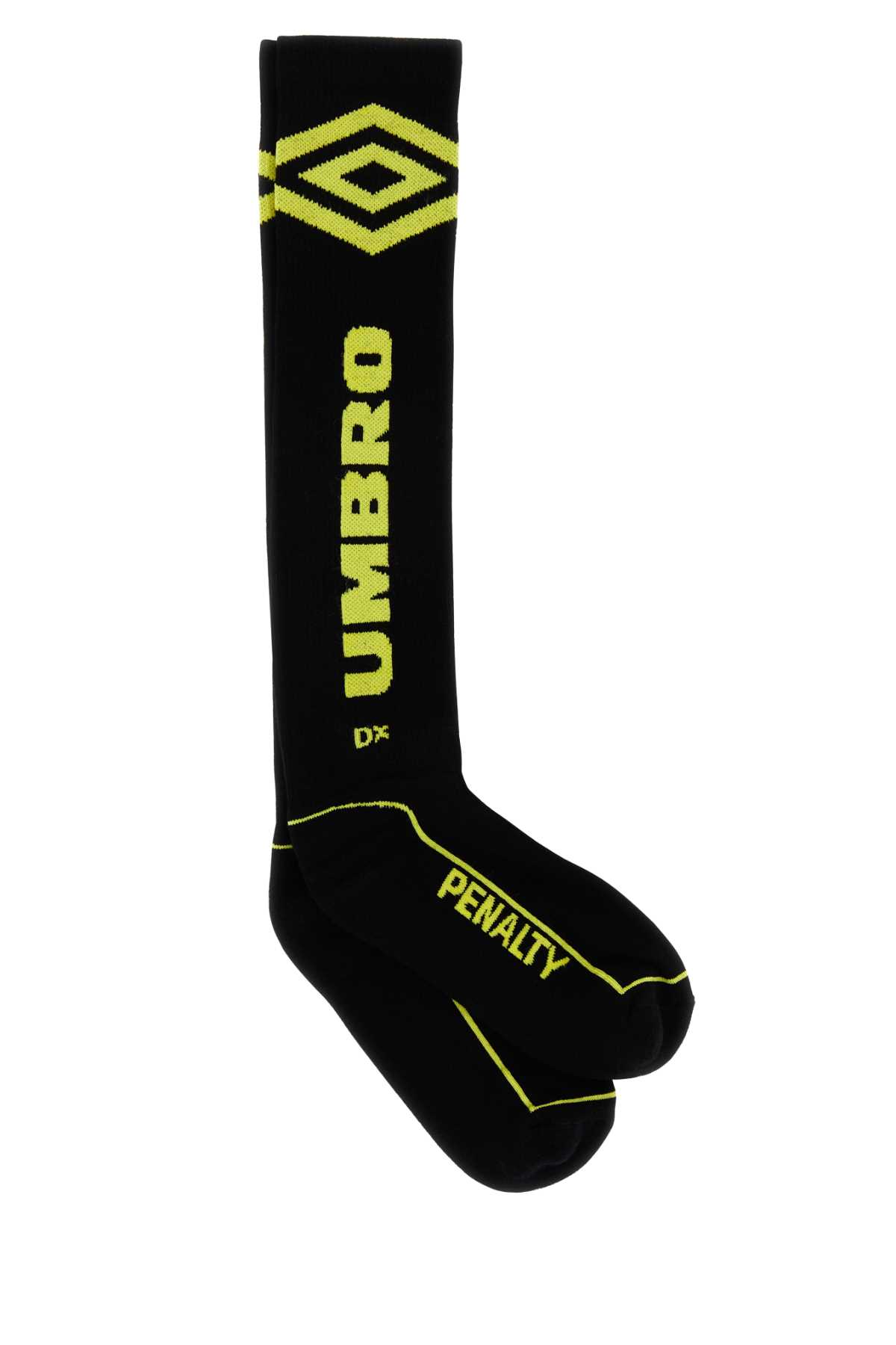 Black stretch cotton blend socks UBMW027FA16BLACKYELLOW (UMBRO / アンダーウェア ) | UMBRO (アンブロ)