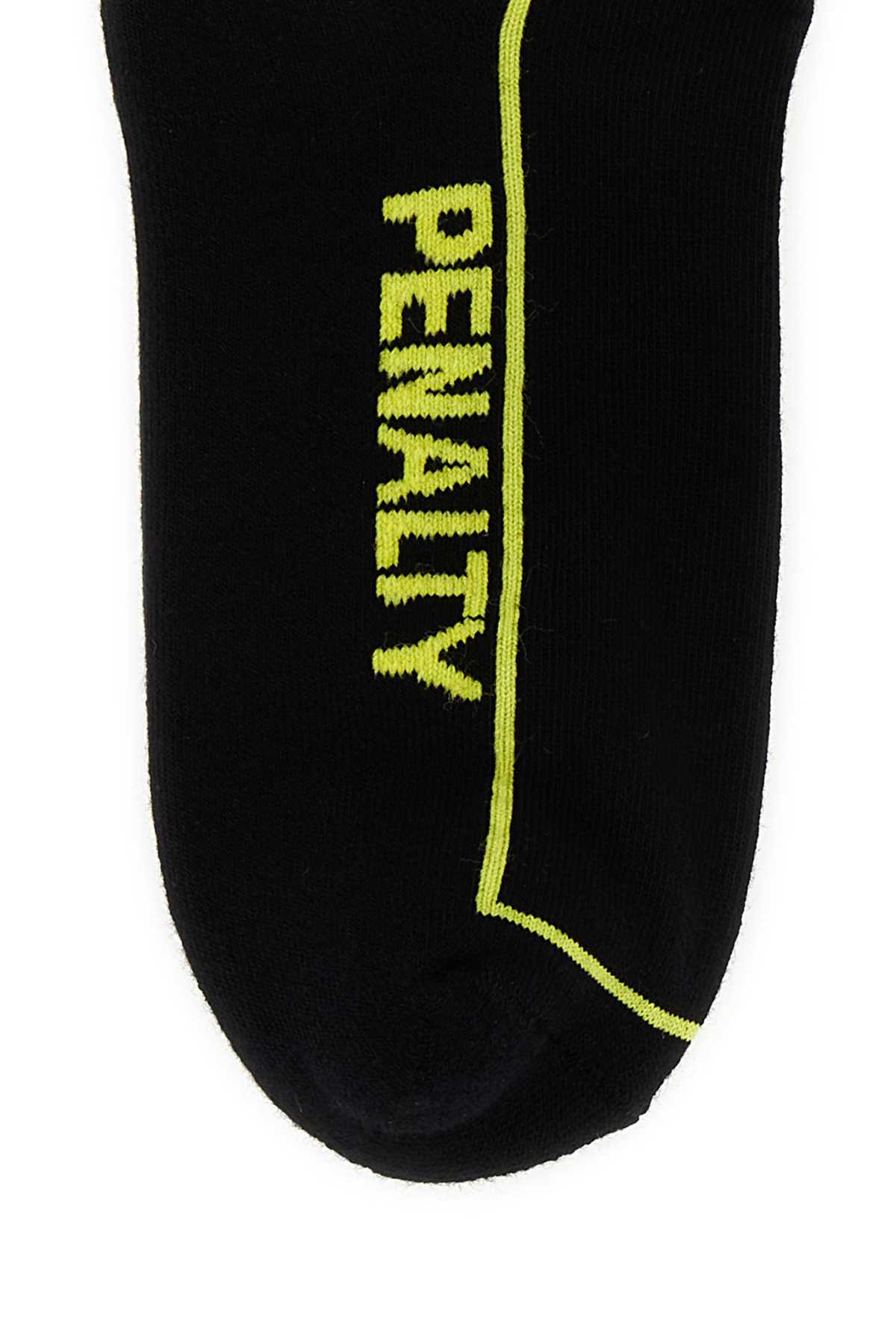 Black stretch cotton blend socks UBMW027FA16BLACKYELLOW (UMBRO / アンダーウェア ) | UMBRO (アンブロ)(1)