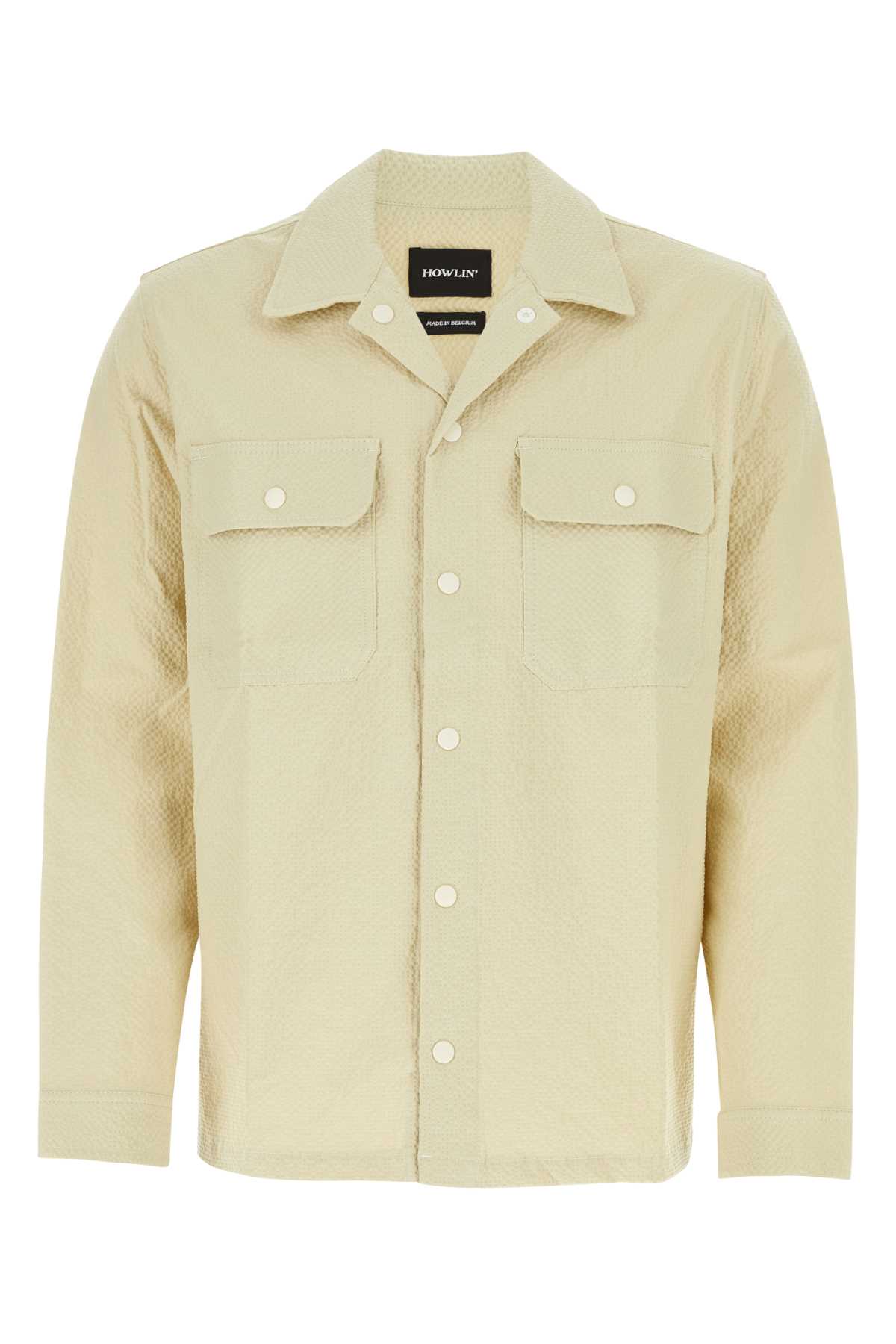 Sand stretch cotton Magic Work shirt MAGICWORKSHIRTECRU (HOWLIN' / シャツ・ブラウス ) | HOWLIN' (ハウリン)