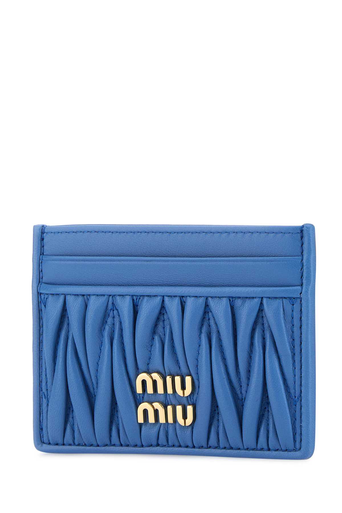 Cerulean nappa leather card holder 5MC103AFPPF0V98 (MIU MIU / 財布・カードケース ) | MIU MIU (ミュウミュウ)(1)