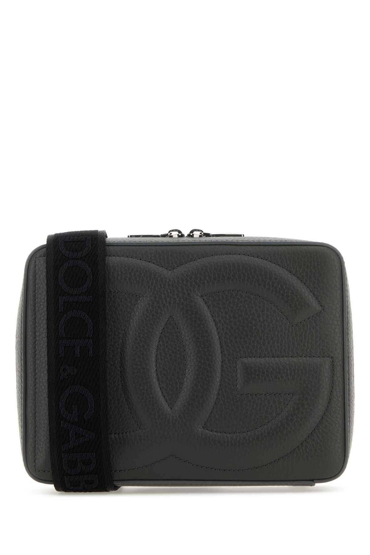 Dark grey leather crossbody bag BM7290A803480748 (Dolce & Gabbana / ハンドバッグ・ショルダーバッグ ) | Dolce & Gabbana (ドルチェガッバーナ)