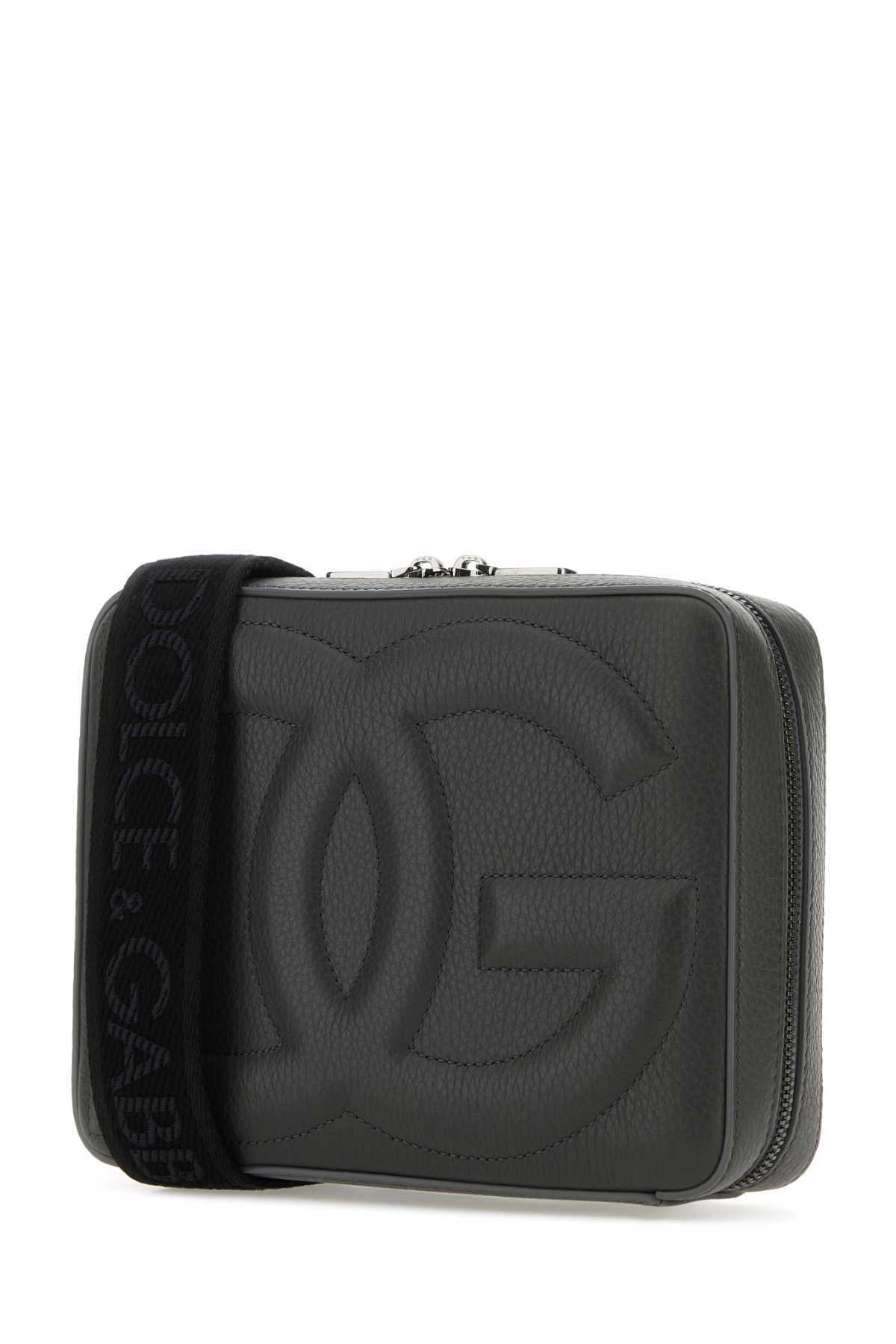 Dark grey leather crossbody bag BM7290A803480748 (Dolce & Gabbana / ハンドバッグ・ショルダーバッグ ) | Dolce & Gabbana (ドルチェガッバーナ)(1)