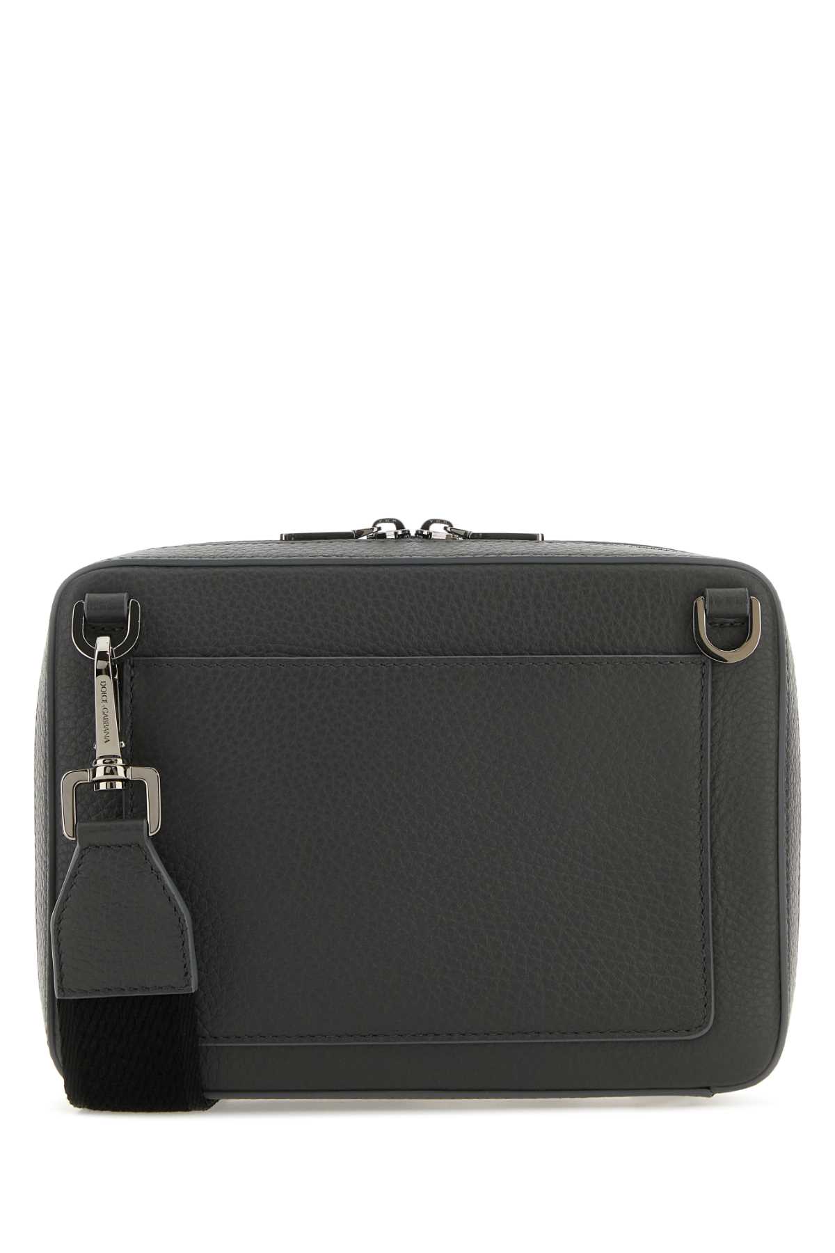 Dark grey leather crossbody bag BM7290A803480748 (Dolce & Gabbana / ハンドバッグ・ショルダーバッグ ) | Dolce & Gabbana (ドルチェガッバーナ)(2)