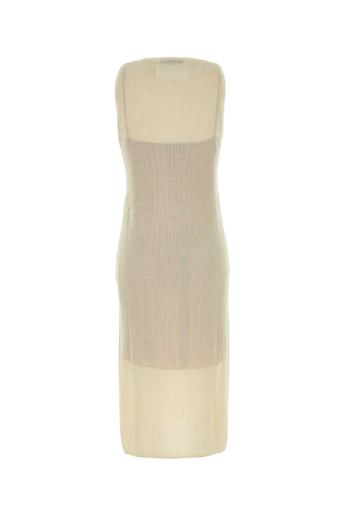 Cream mesh dress FZDD30ATPQF08QQ (FENDI / ワンピース・ドレス・オールインワン ) | FENDI (フェンディ)(1)