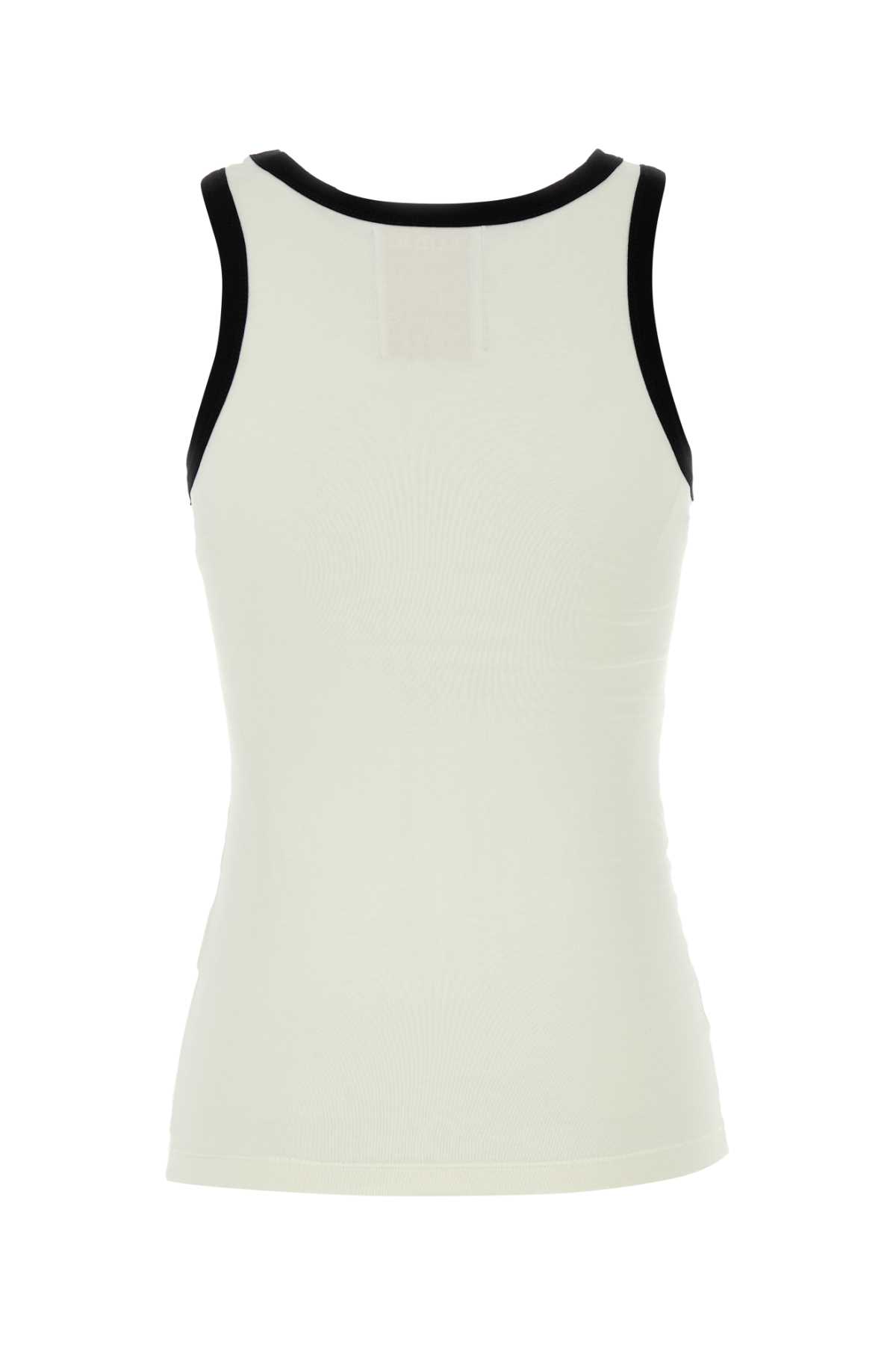 White stretch cotton Ida tank top 3356761102 (Lois Jeans / タンクトップ・キャミソール ) | Lois Jeans (ロイス ジーンズ)(1)
