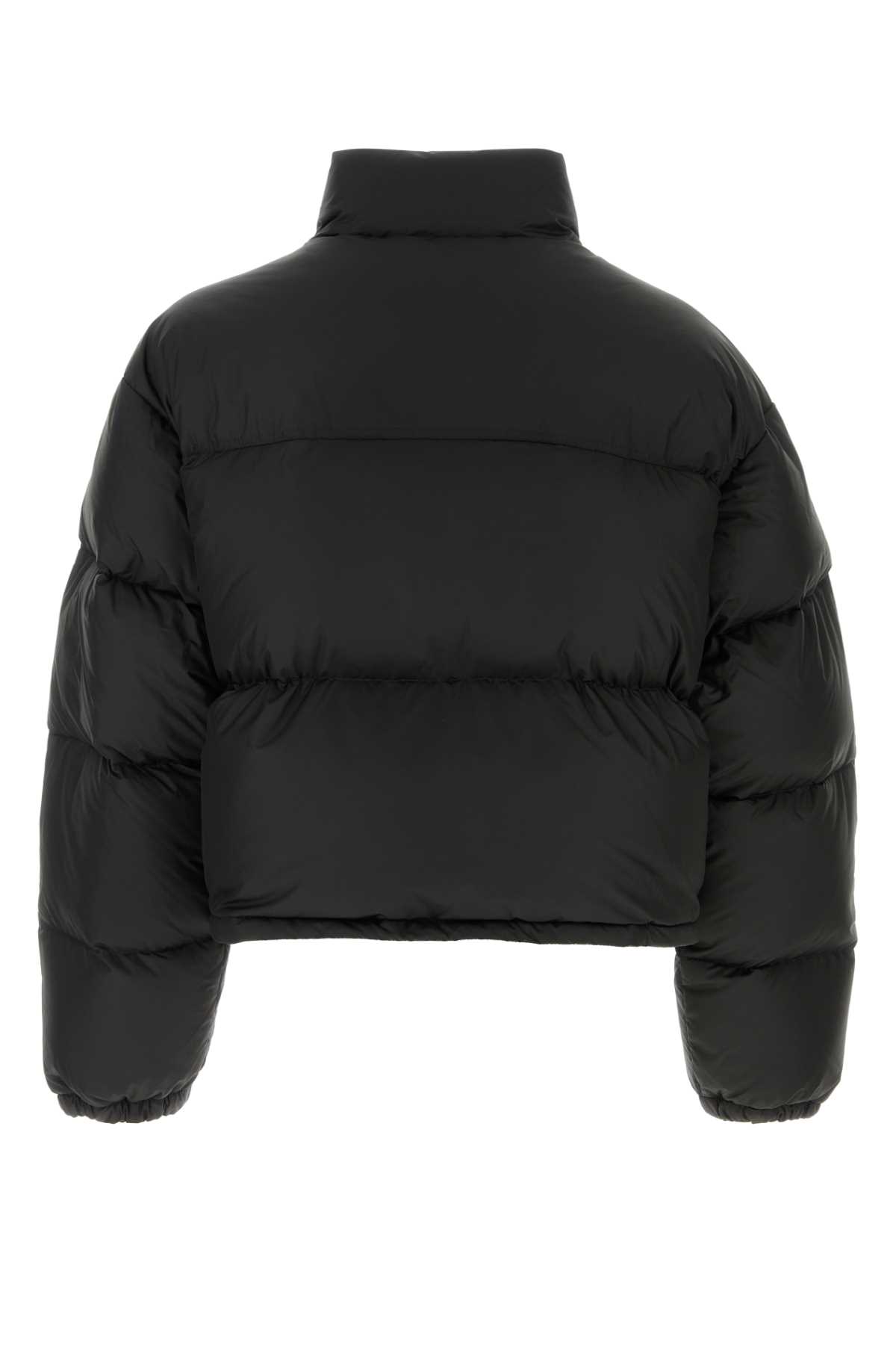 Black polyester down jacket VL22PU300BBLACK (VTMNTS / ダウンジャケット・コート ) | VTMNTS (ブイティーエムエヌティーエス)(1)