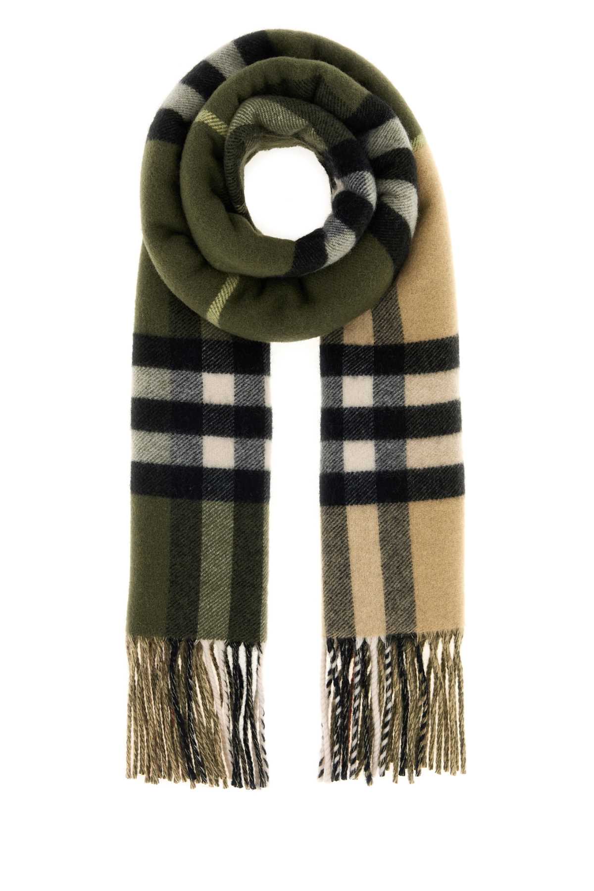 Embroidered cashmere scarf 8115316A4469 (Burberry / スカーフ・マフラー ) | Burberry (バーバリー)