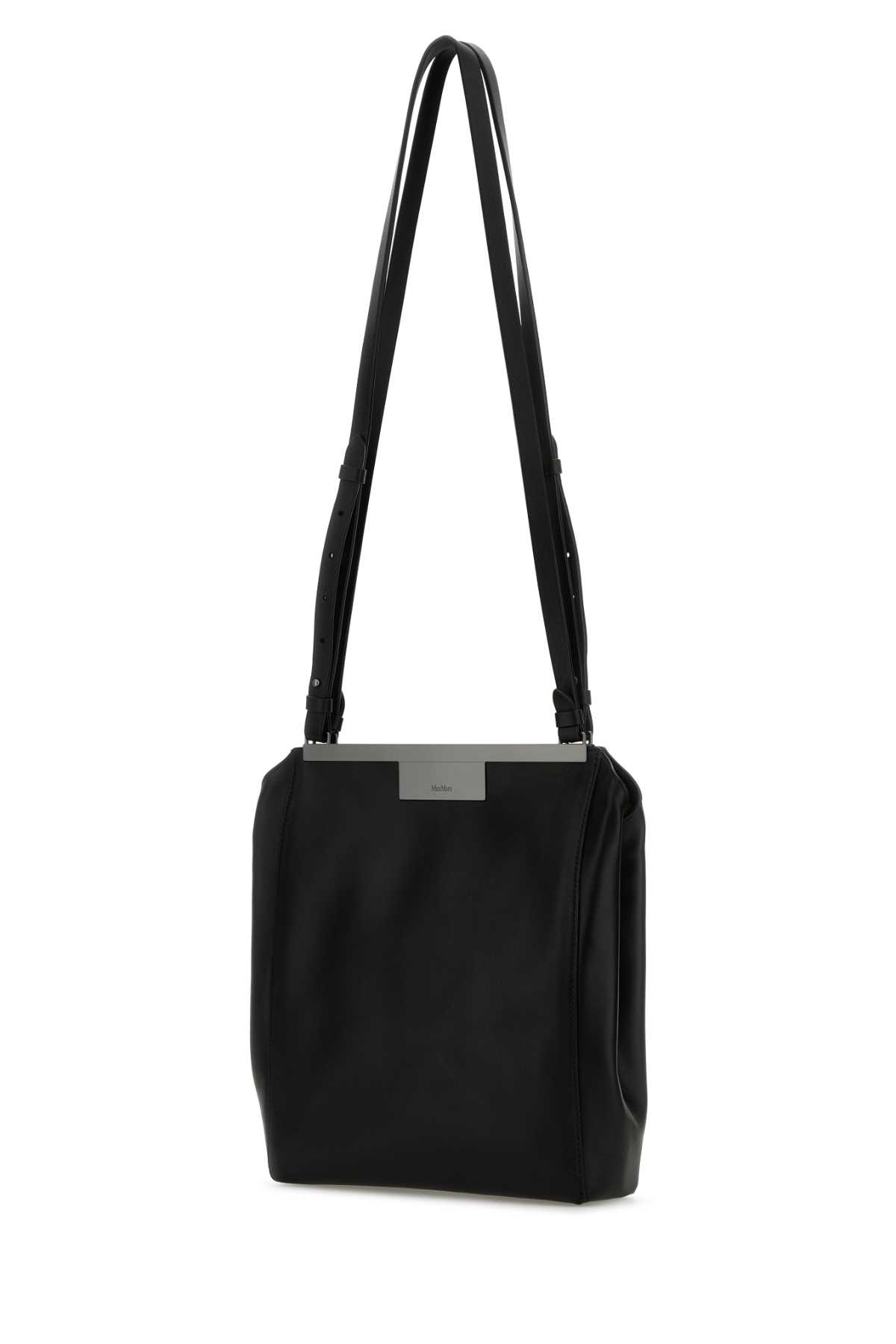 Black leather MMSummer shoulder bag 2514511023600001 (Max Mara / ハンドバッグ・ショルダーバッグ ) | Max Mara (マックスマーラ)(1)