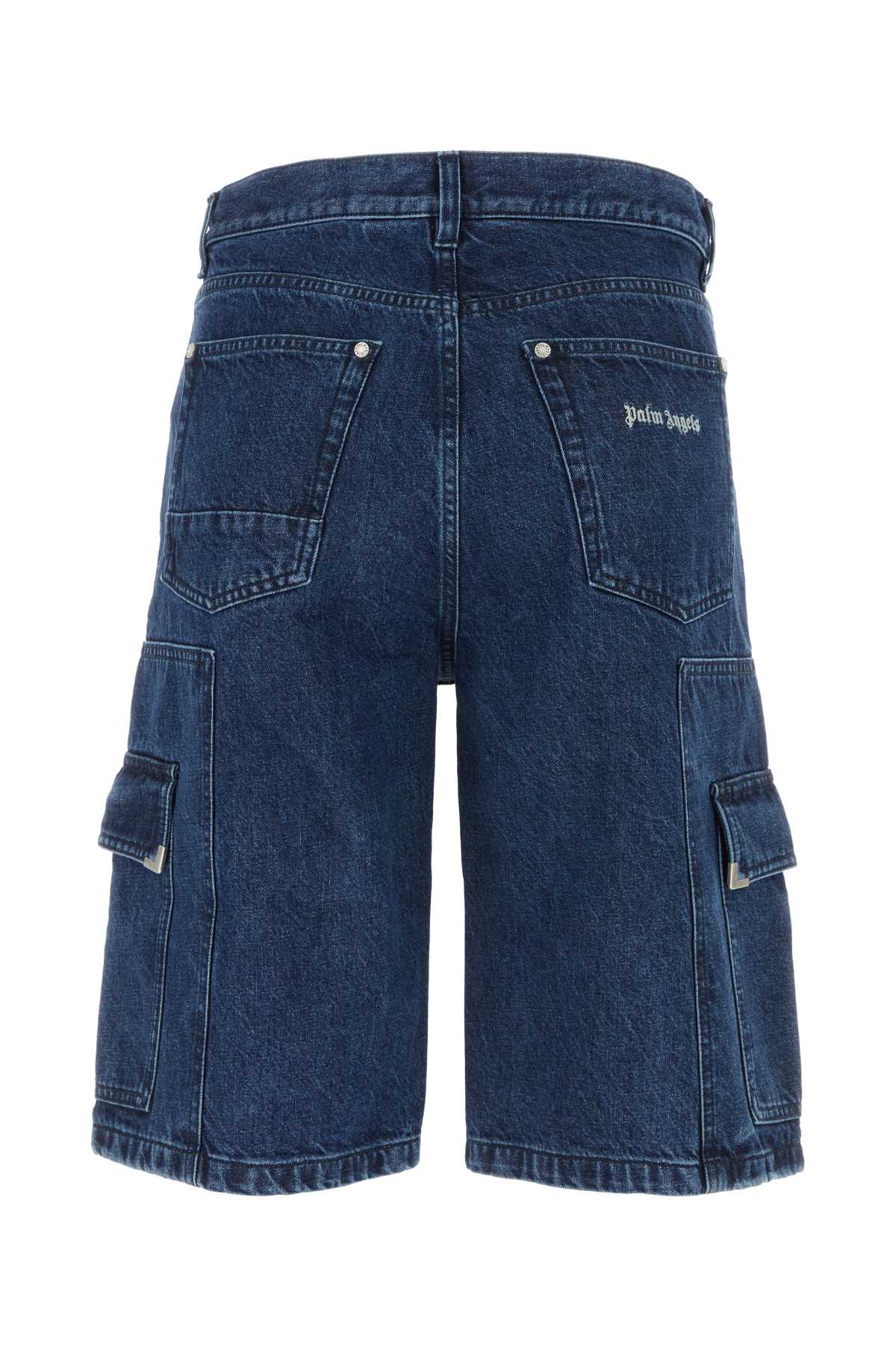 Denim bermuda shorts PMYC006S24DEN0014903 (Palm Angels / ショートパンツ ) | Palm Angels (パームエンジェルス)