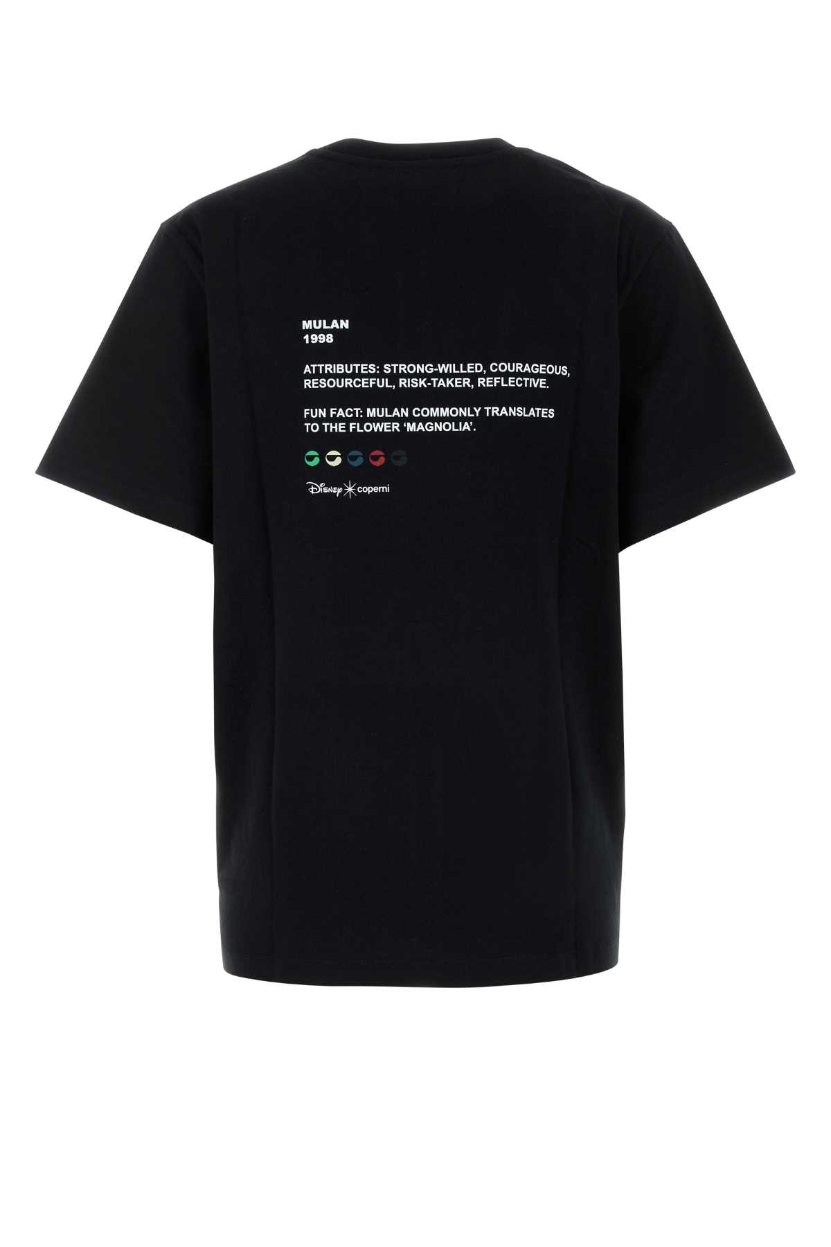 Black cotton Coperni X Disney Mulan t-shirt DJS03F5036MULBLACK (COPERNI / Tシャツ・カットソー ) | COPERNI (コペルニ)(1)