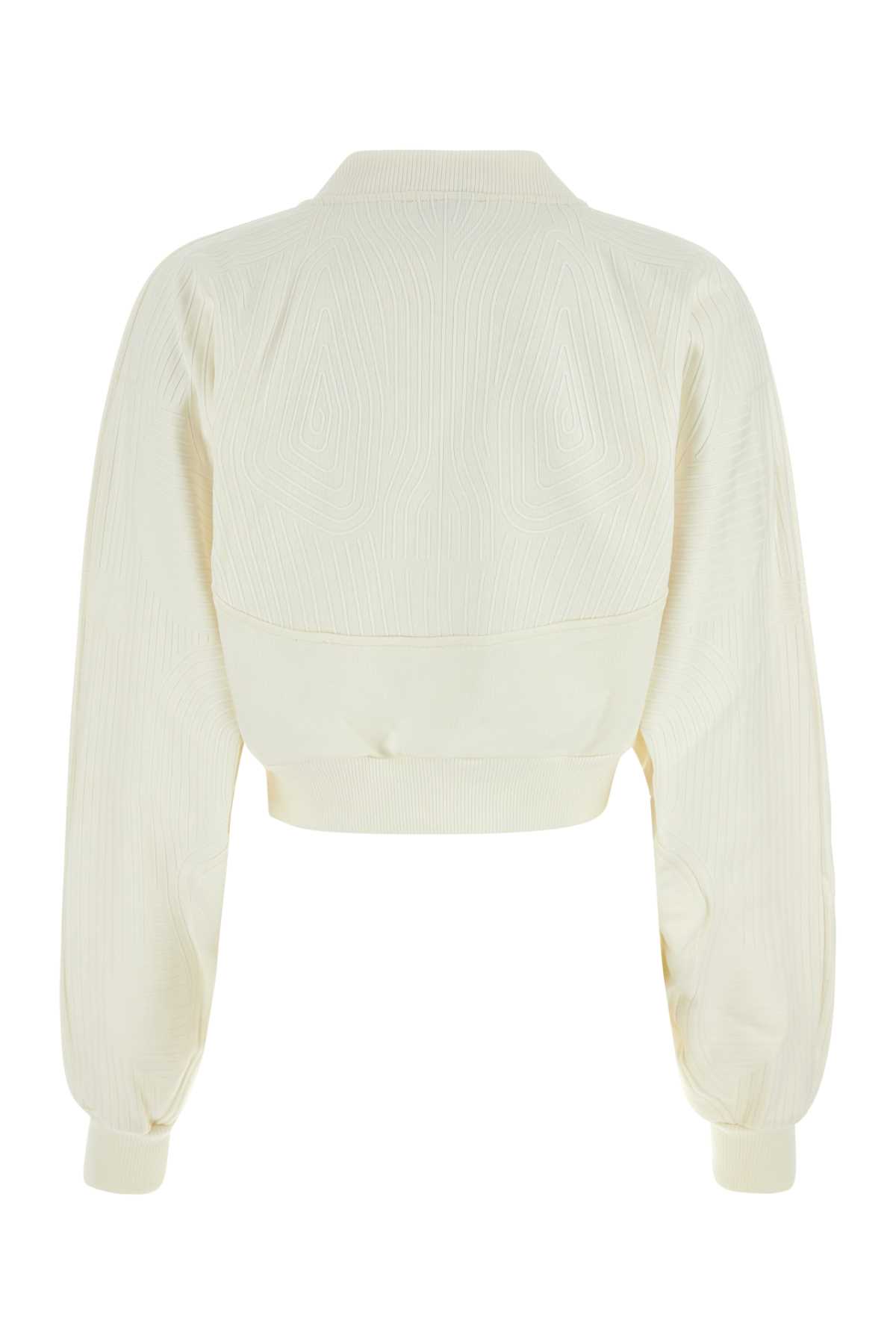 Ivory cotton oversize sweatshirt OWBA070S23JER0010401 (Off-White / スウェット・フーディー ) | Off-White (オフホワイト)(1)