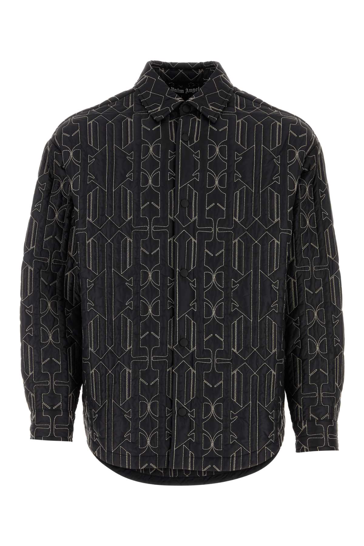 Embroidered nylon padded shirt PMEA251E23FAB0011103 (Palm Angels / シャツ・ブラウス ) | Palm Angels (パームエンジェルス)