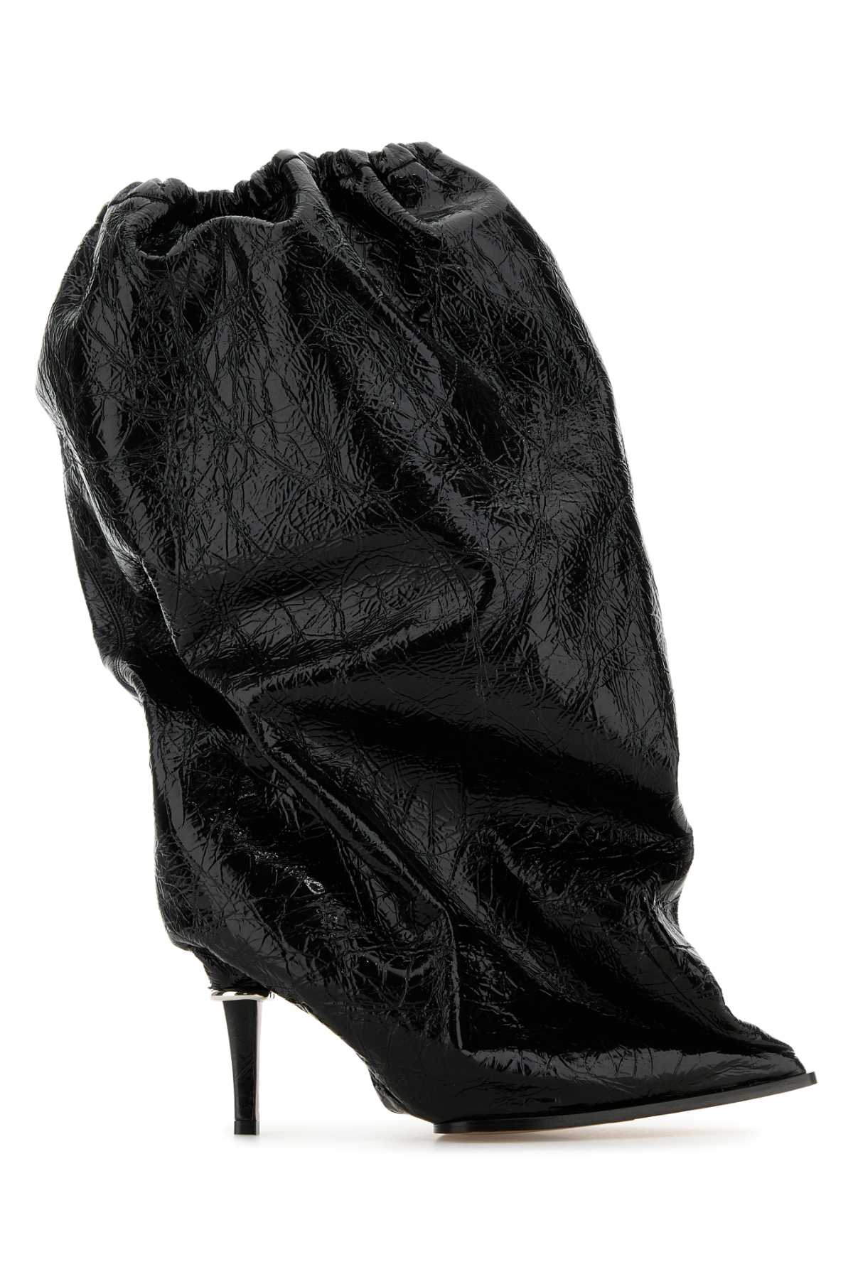 Black leather ankle boots 808125WIACC1000 (Alexander McQUEEN / ブーツ ) | Alexander McQUEEN (アレキサンダー・マックイーン)