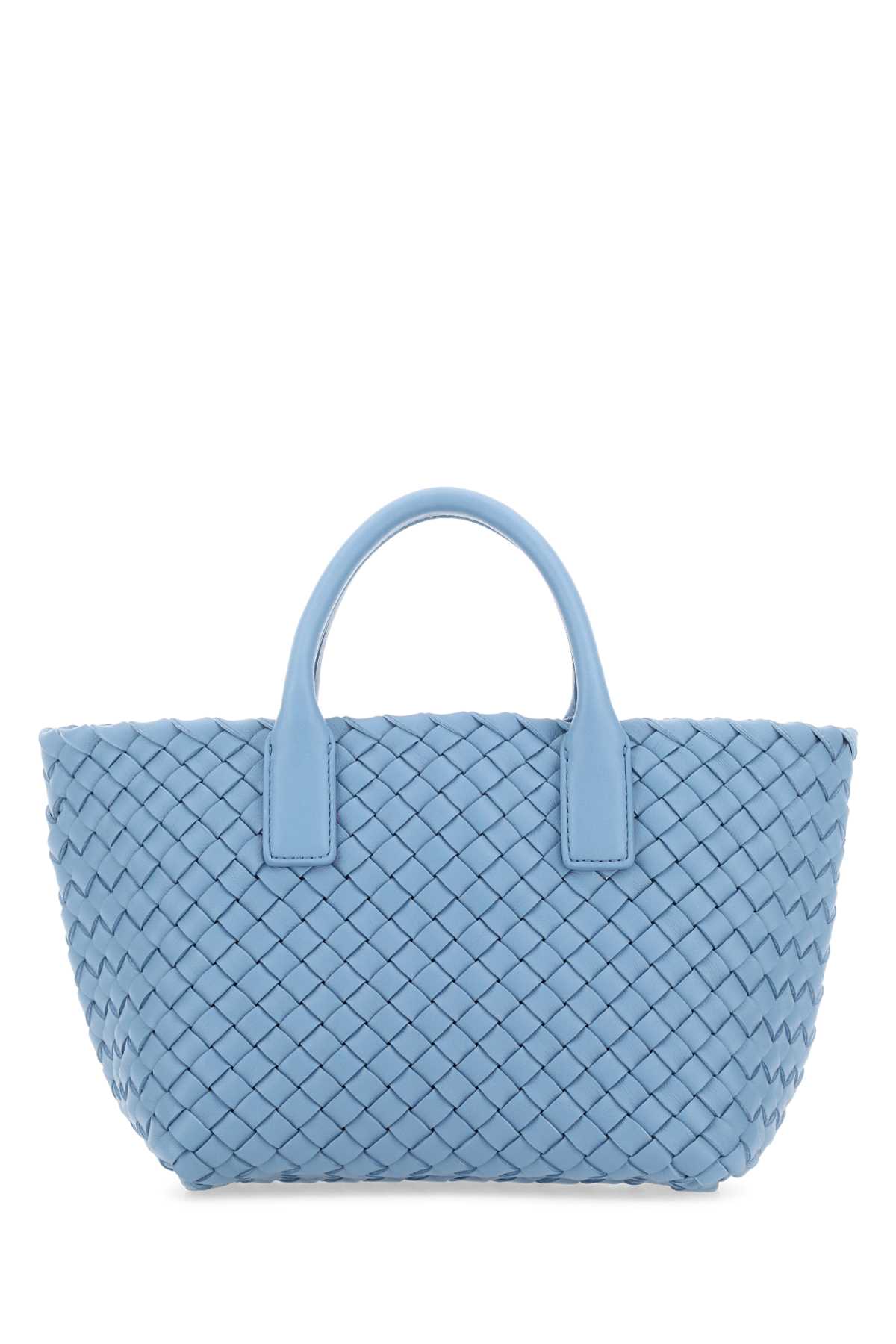 Cerulean blue leather mini Cabat handbag 709464V1OW18546 (Bottega Veneta / ハンドバッグ・ショルダーバッグ ) | Bottega Veneta (ボッテガ・ヴェネタ)