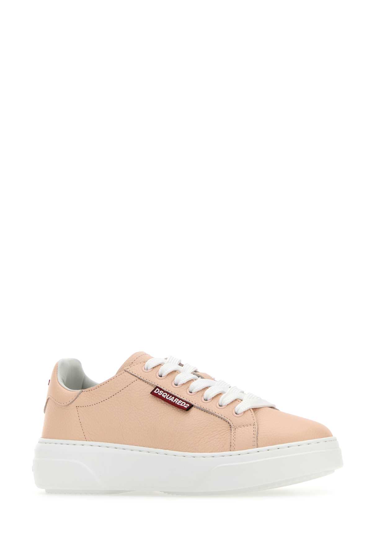 Light pink leather Bumper sneakers SNW0354251073989218 (Dsquared2 / スニーカー ) | Dsquared2 (ディースクエアード)(1)