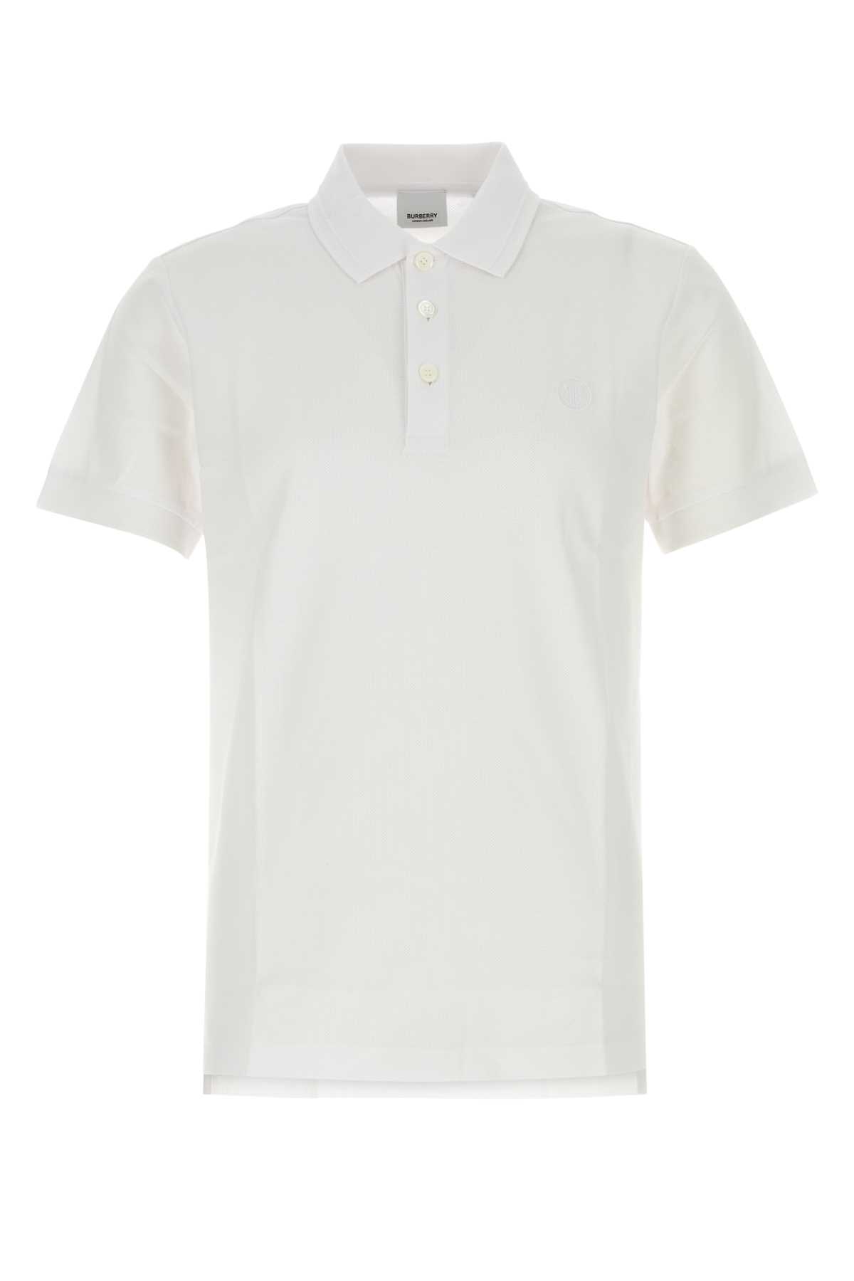 White piquet polo shirt 8043123A1464 (Burberry / ポロシャツ ) | Burberry (バーバリー)