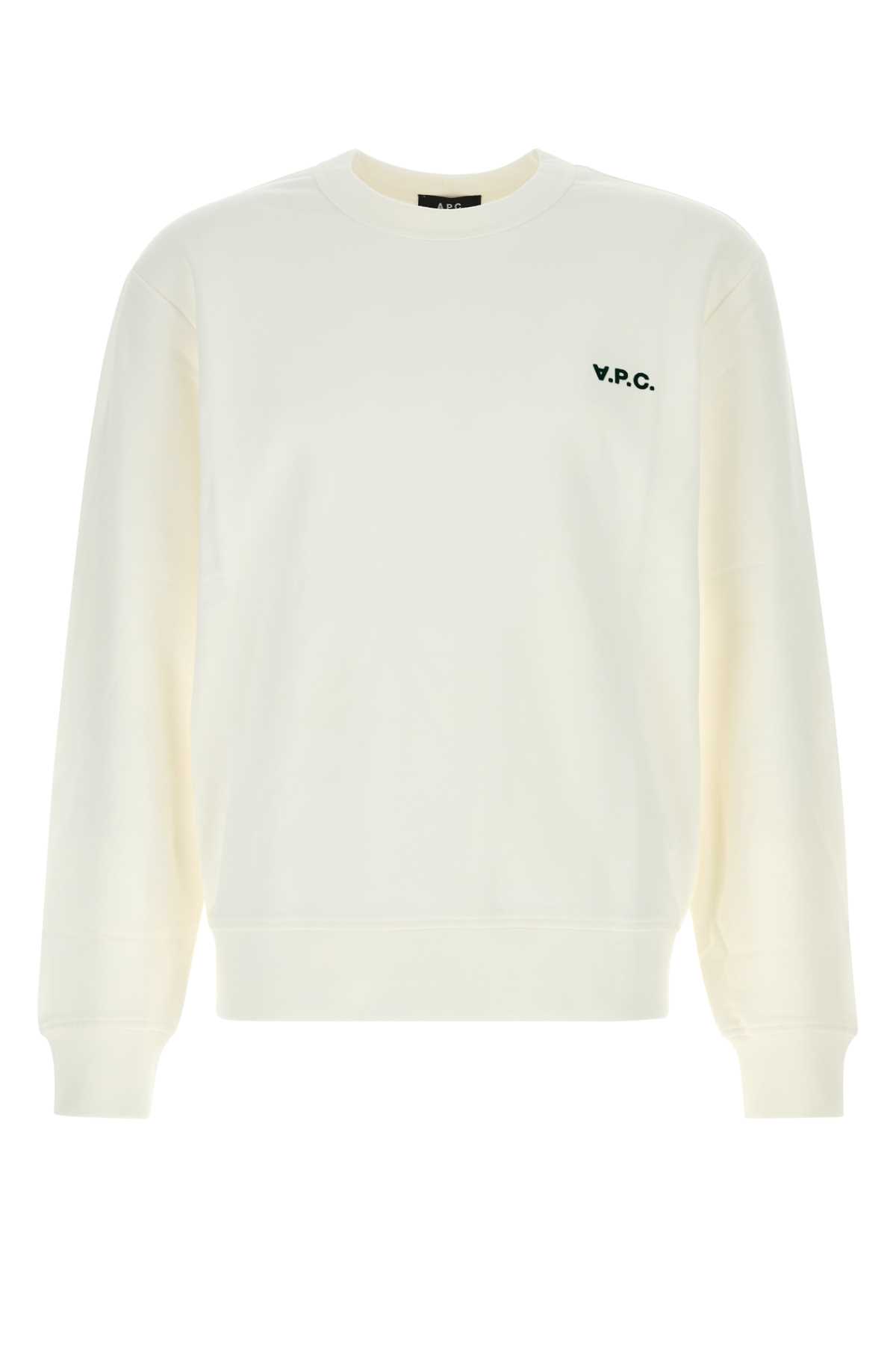 White cotton t-shirt COHGOH27916ALK (A.P.C. / Tシャツ・カットソー ) | A.P.C. (アーペーセー)