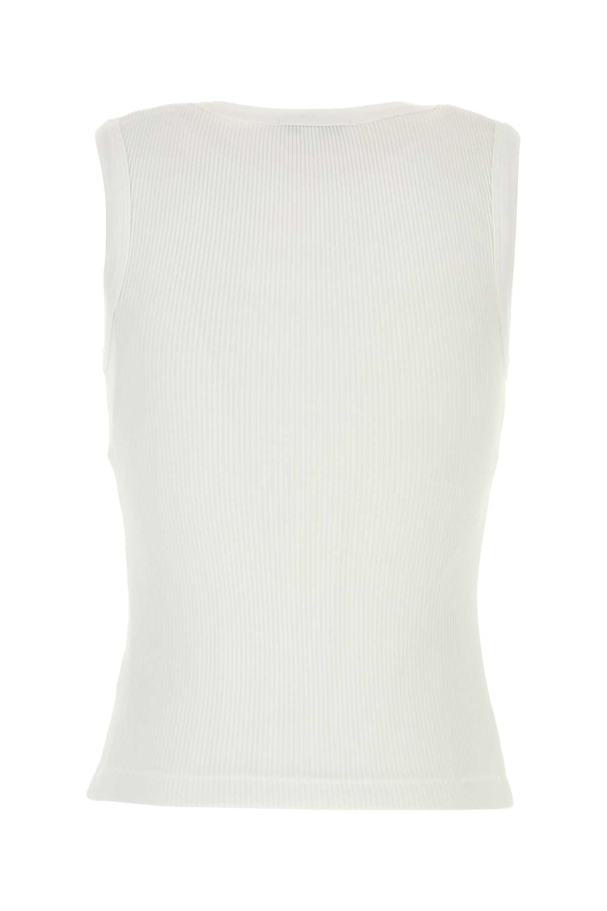 White stretch cotton blend tank top A73681260WHT (AGOLDE / タンクトップ・キャミソール ) | AGOLDE (エーゴールドイー)(1)