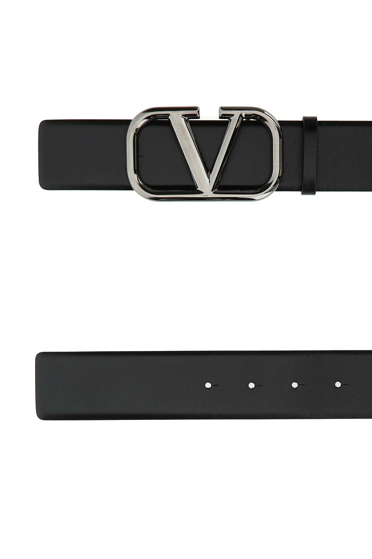 Black leather VLogo Signature belt ZY2T0Q87SNP0NO (Valentino Garavani / ベルト・サスペンダー ) | Valentino Garavani (ヴァレンティノ)(1)