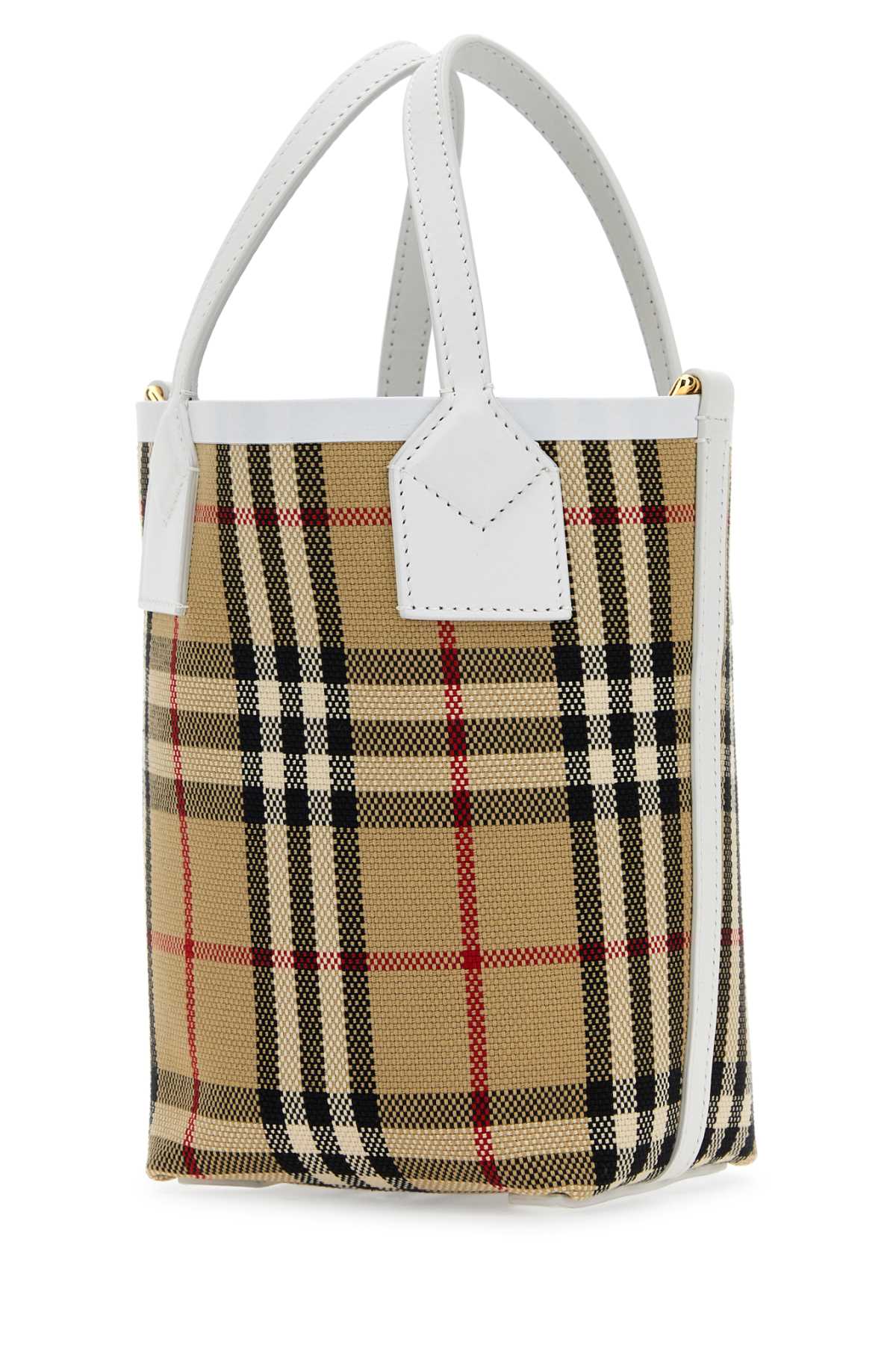 Embroidered canvas mini London handbag 8072348A1464 (Burberry / ハンドバッグ・ショルダーバッグ ) | Burberry (バーバリー)(1)