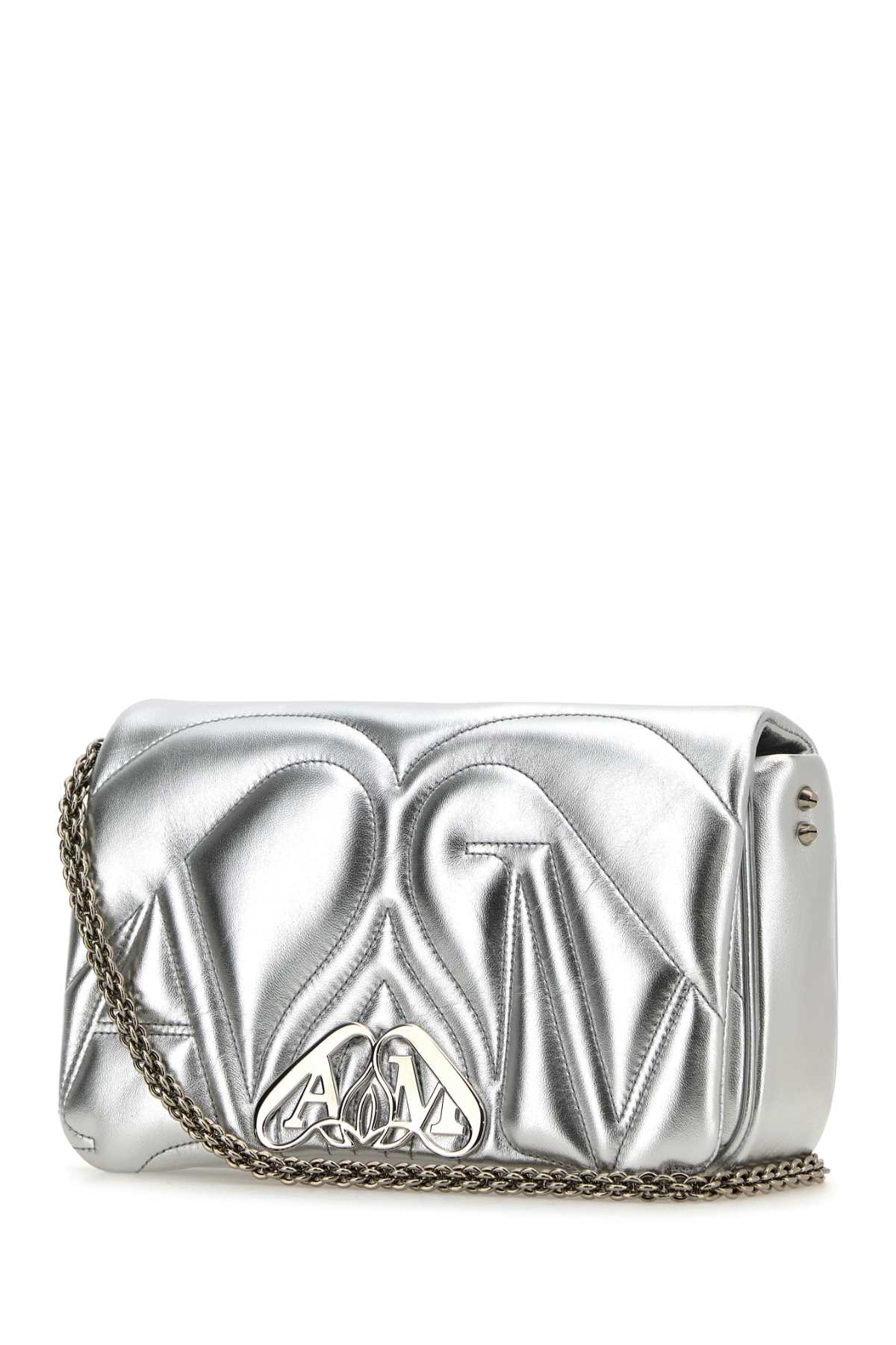 Silver leather small Seal shoulder bag 7573751BL0I1400 (Alexander McQUEEN / ハンドバッグ・ショルダーバッグ ) | Alexander McQUEEN (アレキサンダー・マックイーン)(1)