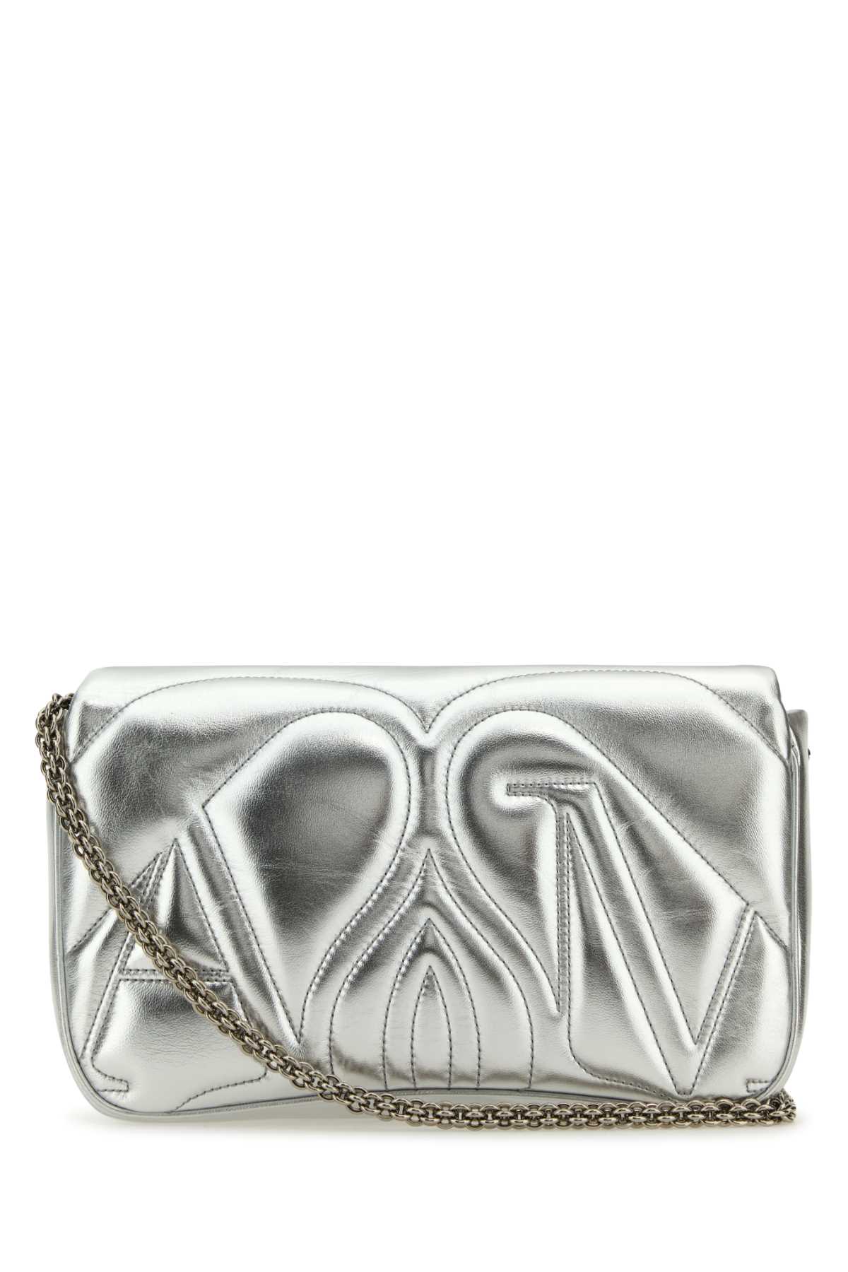 Silver leather small Seal shoulder bag 7573751BL0I1400 (Alexander McQUEEN / ハンドバッグ・ショルダーバッグ ) | Alexander McQUEEN (アレキサンダー・マックイーン)(2)