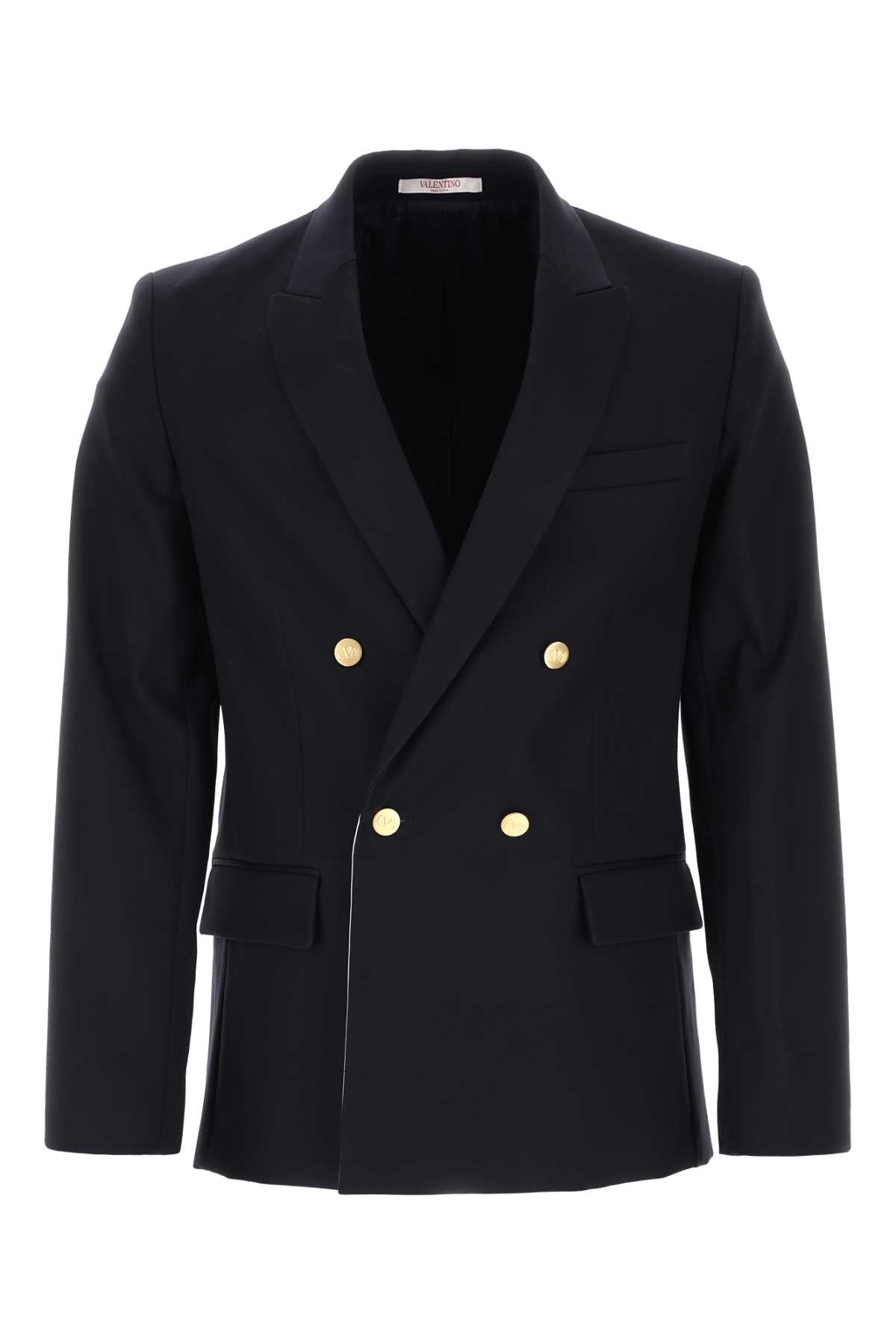 Navy blue cotton blazer 2V3CEE40903598 (Valentino Garavani / ブレザー・ジャケット ) | Valentino Garavani (ヴァレンティノ)