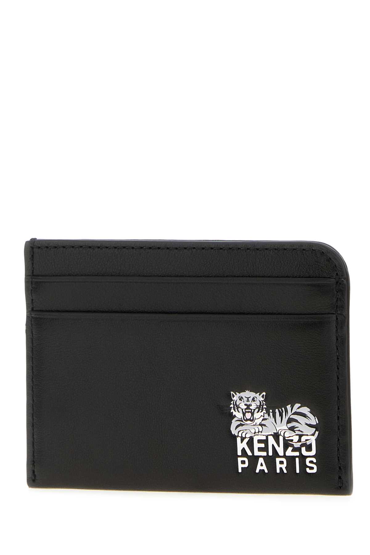 Black leather card holder FF65PM600L4699 (KENZO / 財布・カードケース ) | KENZO (ケンゾー)(1)